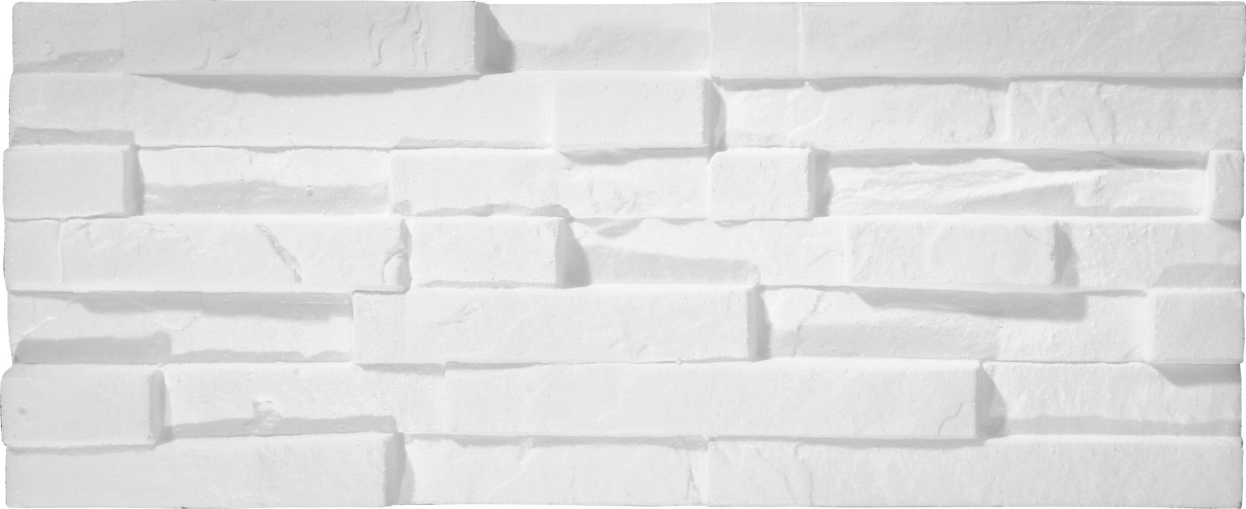Dekorstein weiß B/L/S: ca. 50x20x2,5 cm Dekorstein_WA08_10erPack. - weiß (50,00/20,00cm)