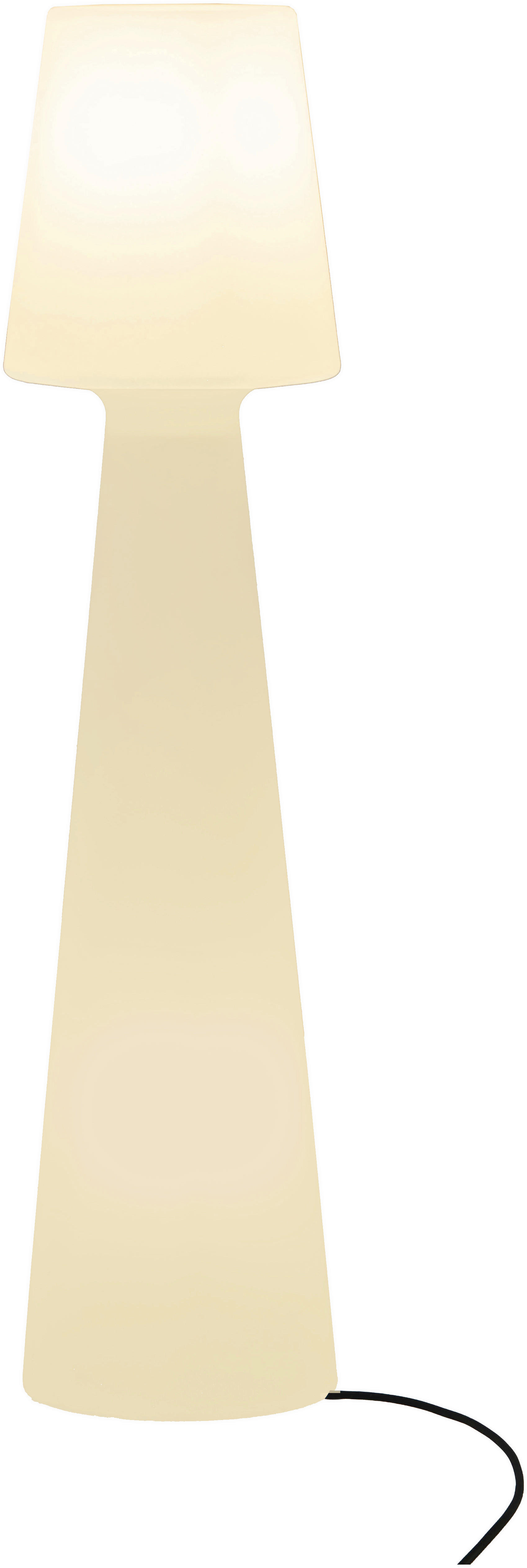 NewGarden LED-Stehleuchte weiß Kunststoff B/H/L: ca. 26,5x110x26,5 cm 1 Brennstellen LOLA 110 - weiß (26,50/26,50/110,00cm) - NewGarden