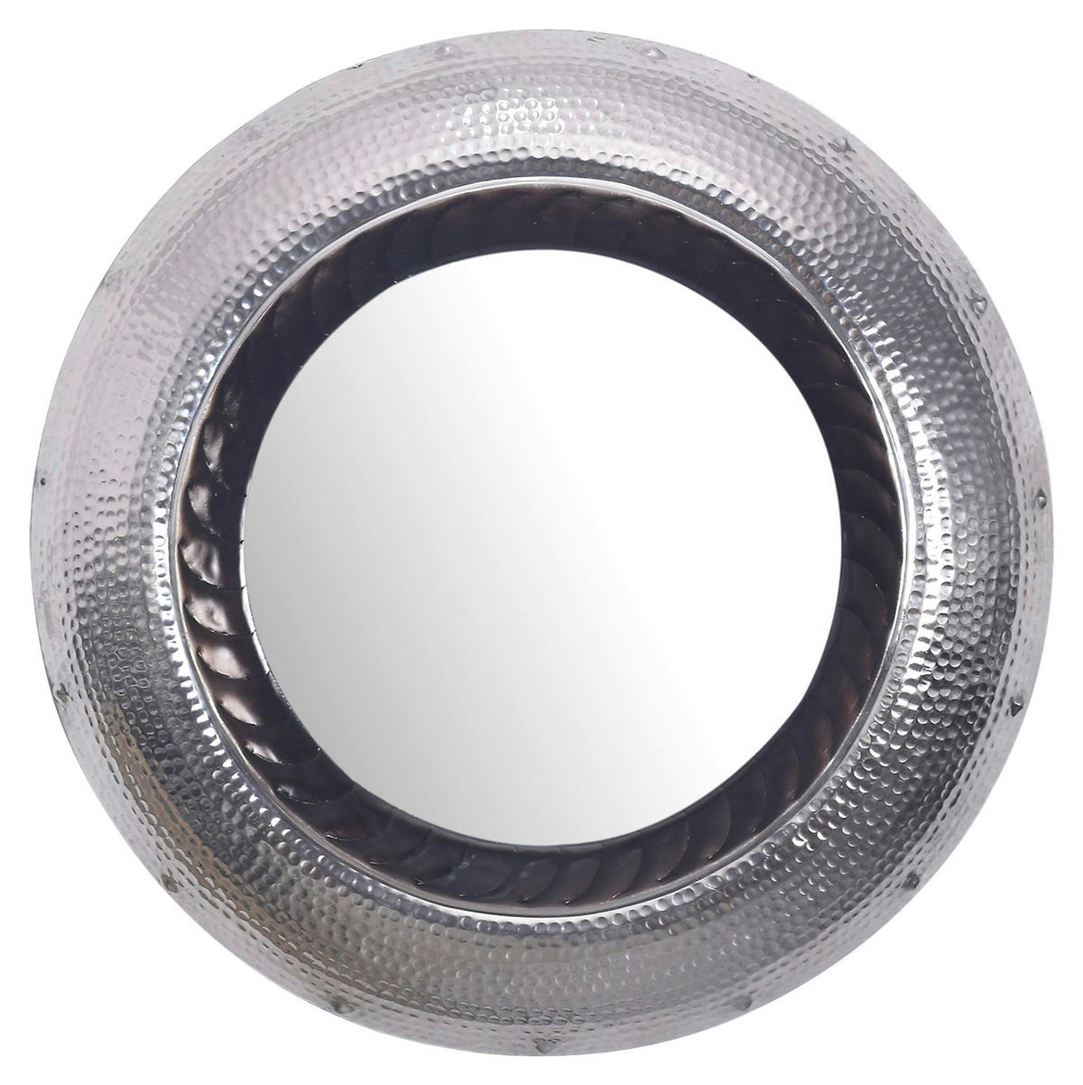 Wandspiegel silber Metall T/D: ca. 9x74 cm Wandspiegel - silber (74,00cm) - Wohnling