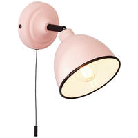 Brilliant Wandleuchte Telio 97002/17 rosa Metall H/T: ca. 12,5x19,5 cm E14 1 Brennstellen Telio - rosa (19,50cm) - Brilliant