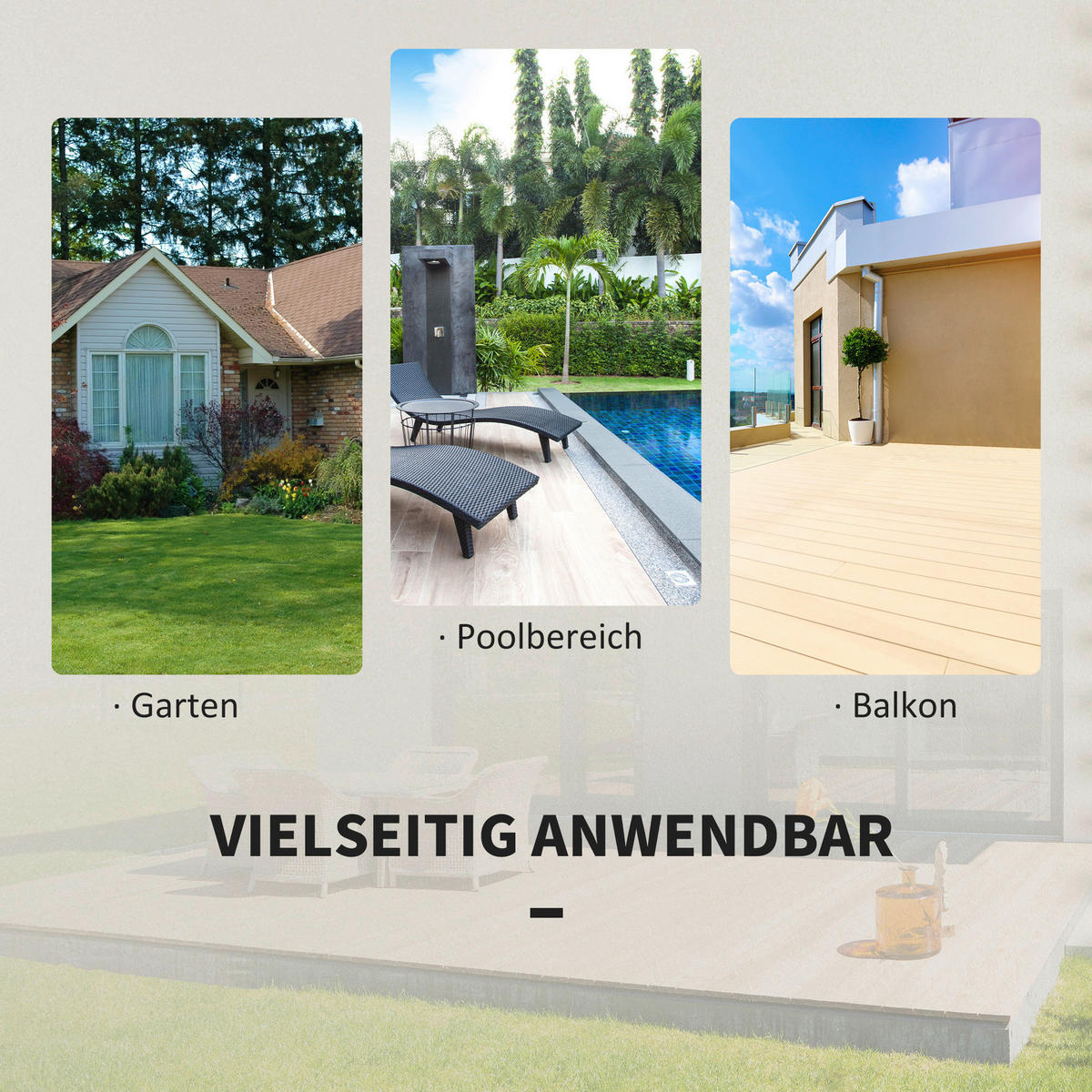 Outsunny Sitzgruppe grau Polyrattan B/H/L: ca. 60x60x72 cm Gartenmöbel-Set - grau (72,00/60,00/60,00cm) - Outsunny