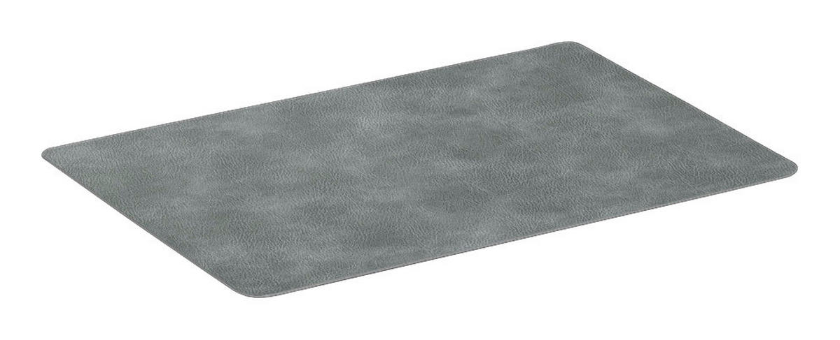 Zeller Platzset grau Kunstleder B/L: ca. 30x425 cm Platzset - grau (30,00/425,00cm) - Zeller