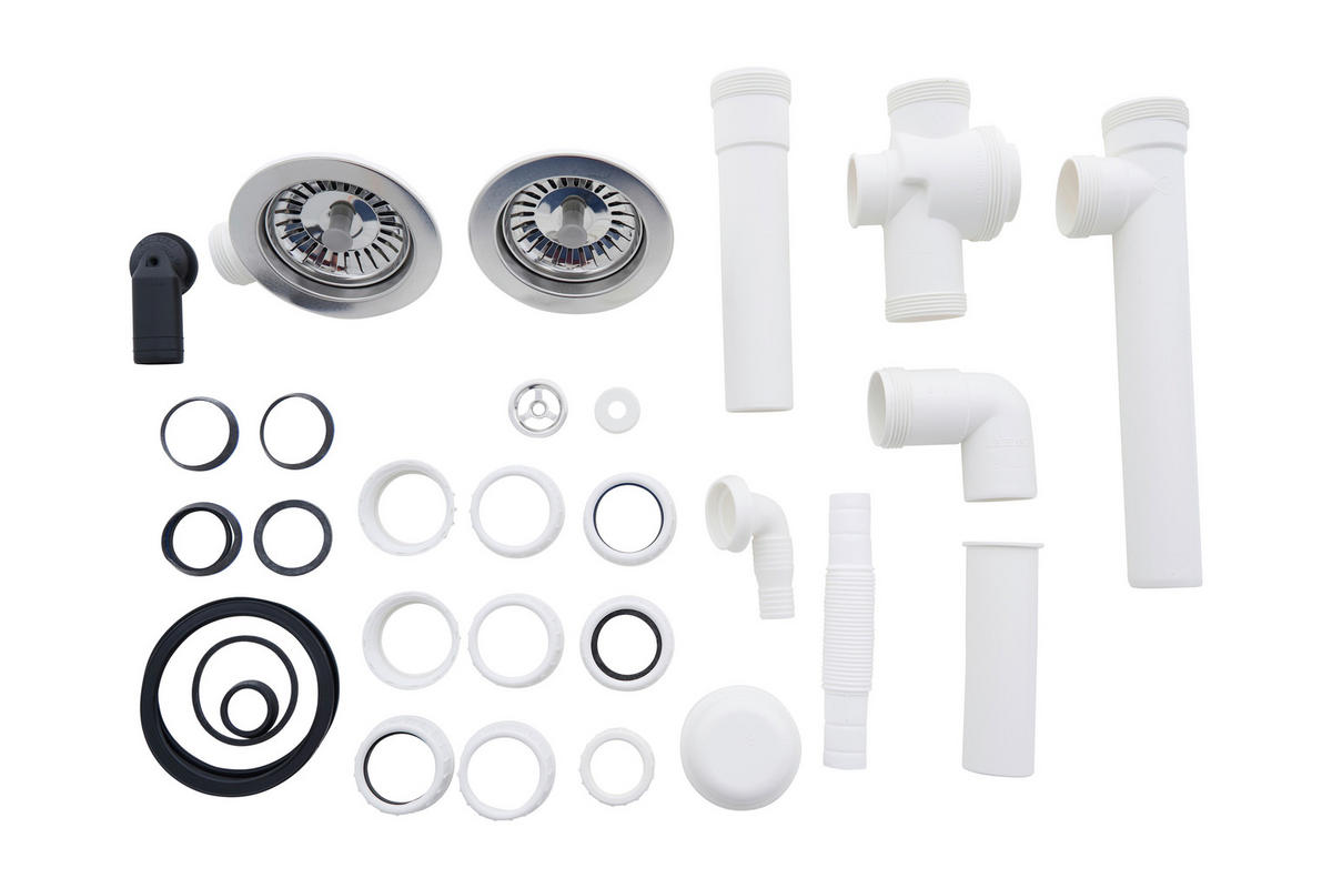 Respekta Einbauspüle Houston 100 x 50 S schwarz Mineralite B/H/T: ca. 100x21x50 cm Houston 100 x 50 S - schwarz (100,00/21,00/50,00cm) - Respekta