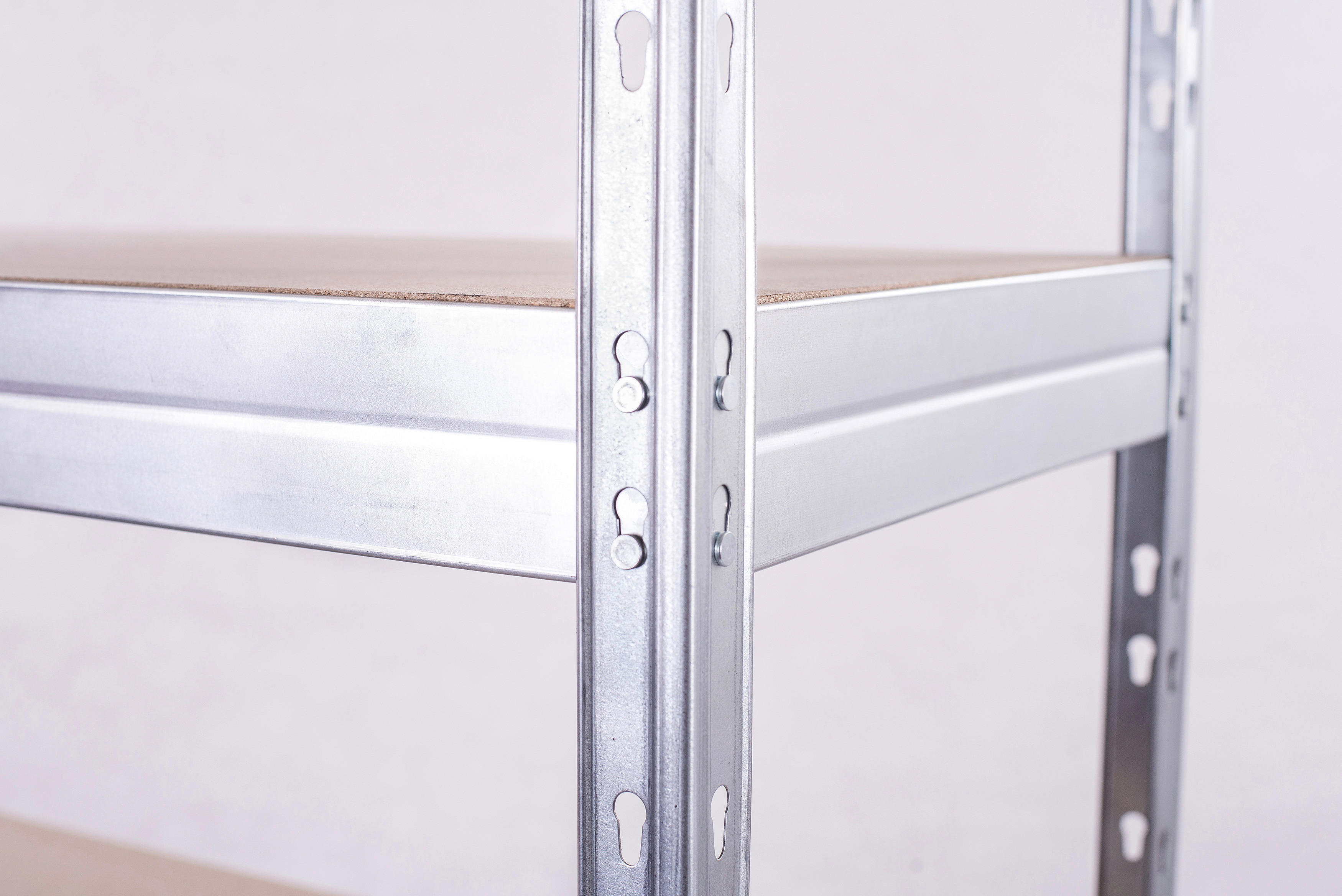 Ar shelving Schwerlaststeckregal verzinkt B/H/T: ca. 75x100x35 cm Schwerlaststeckregal 180x75x35cm - verzinkt (75,00/100,00/35,00cm) - Ar shelving