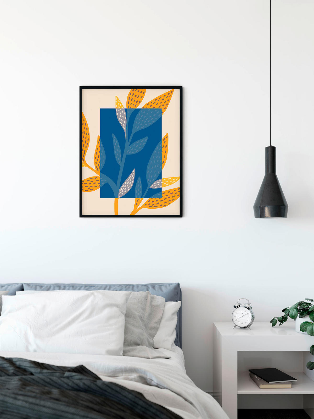 Komar Poster Illustration Colorful Foliage Blätter B/L: ca. 40x50 cm Illustration Colorful Foliage - (40,00/50,00cm) - Komar