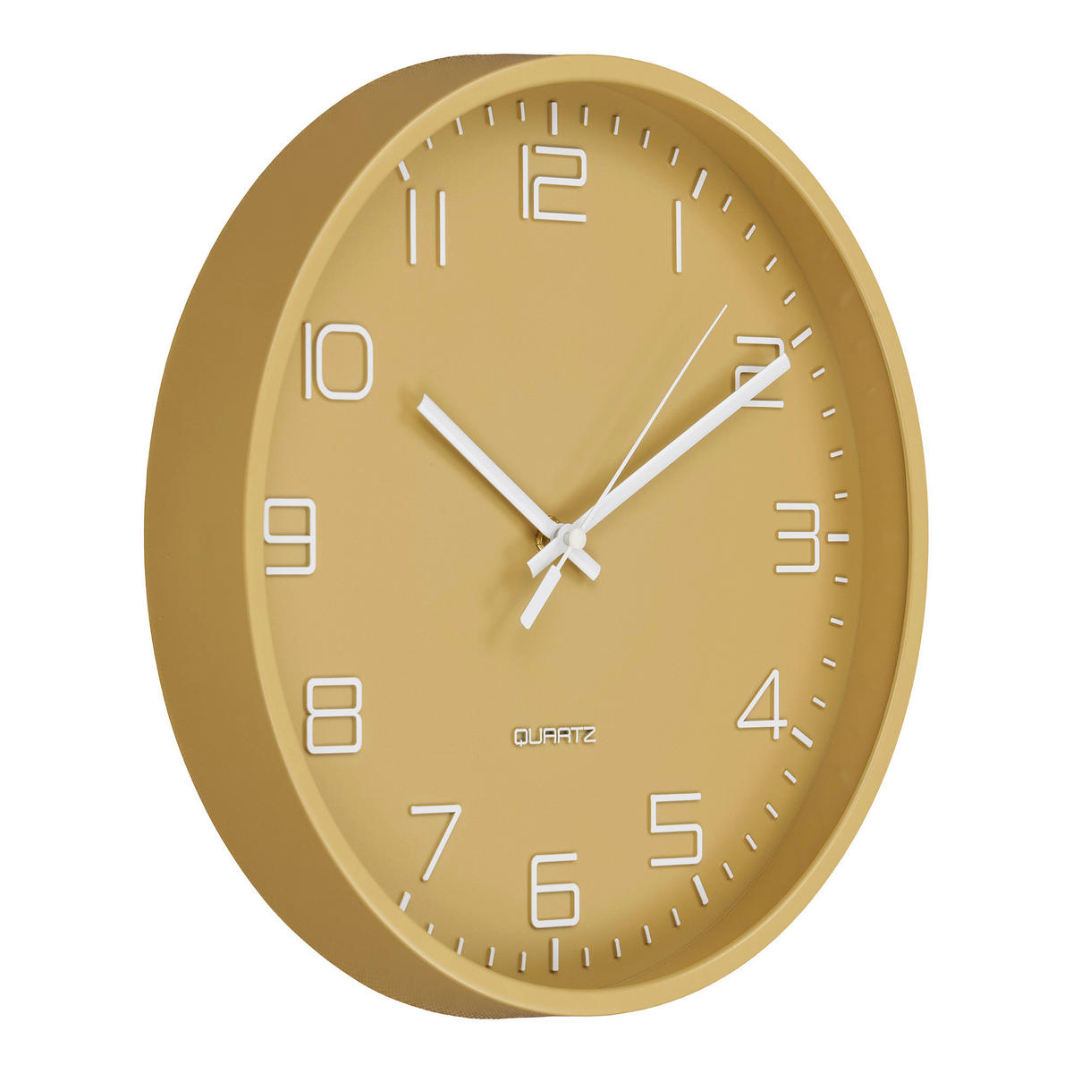 Wanduhr Rosolini ocker B/H/L: ca. 4x30x30 cm Rosolini - ocker (30,00/4,00/30,00cm)