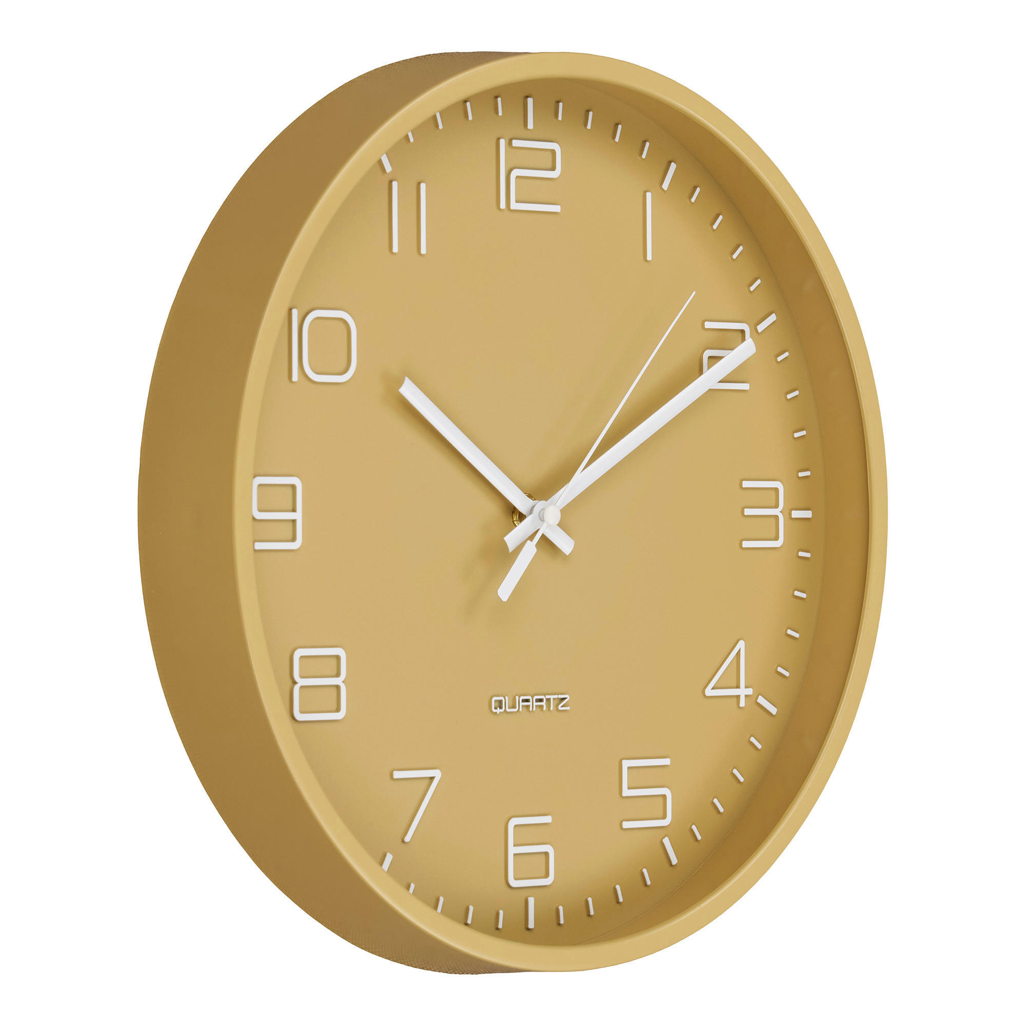 Thumbnail - Wanduhr Rosolini ocker B/H/L: ca. 4x30x30 cm