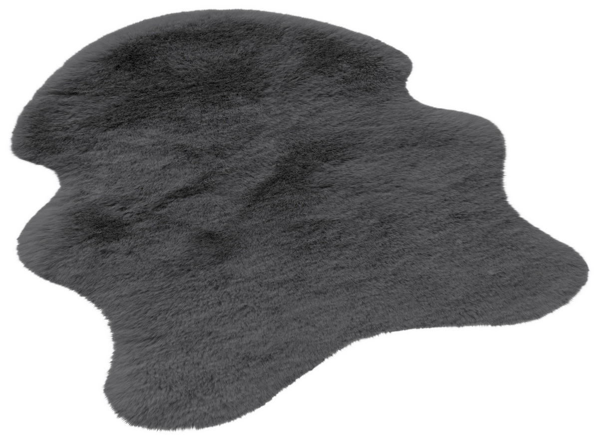 Fellimitat Moya stahlgrau B/L: ca. 40x57 cm Moya - stahlgrau (40,00/57,00cm)