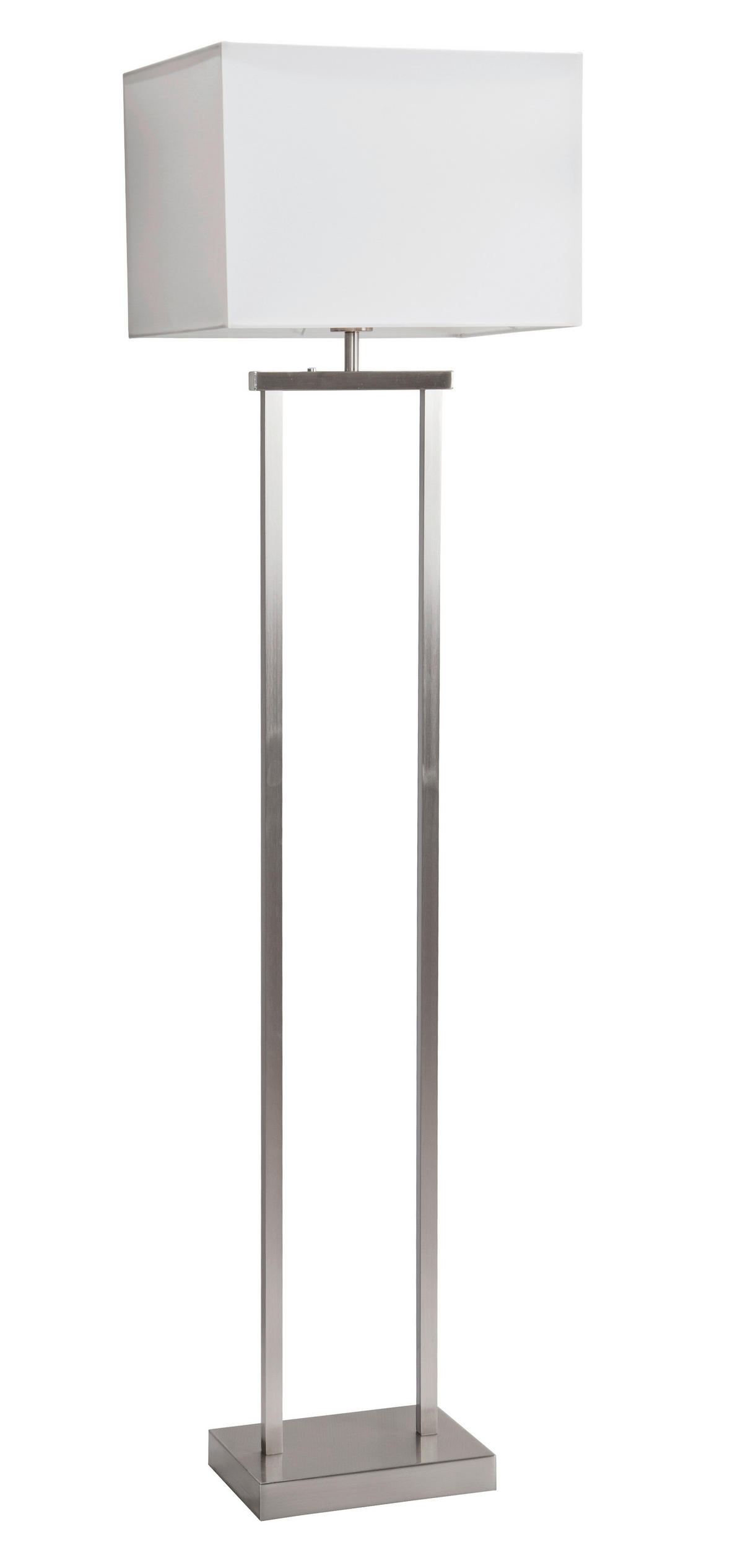 GLOBO Stehleuchte SYDNEY 40470201X nickel Textil Metall B/H/L: ca. 40x153x27 cm 3 Brennstellen SYDNEY - nickel (27,00/40,00/153,00cm) - GLOBO