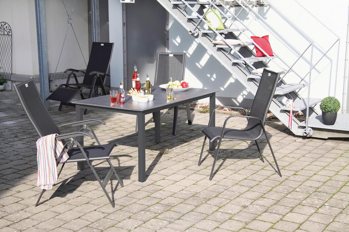 Acamp Klappsessel Nero Nero - (68,00/116,00/61,00cm) - Acamp