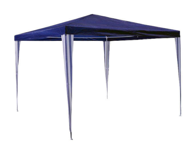 VCM Pavillon blau Stahlrohr B/H/L: ca. 300x197x300 cm