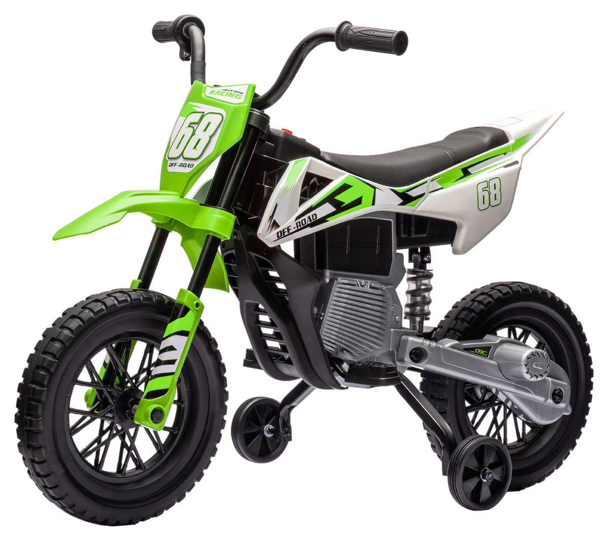 AIYAPLAY Kinder-Elektromotorrad grün B/H/L: ca. 56x70x107 cm Kinder-Elektromotorrad - grün (107,00/56,00/70,00cm) - AIYAPLAY