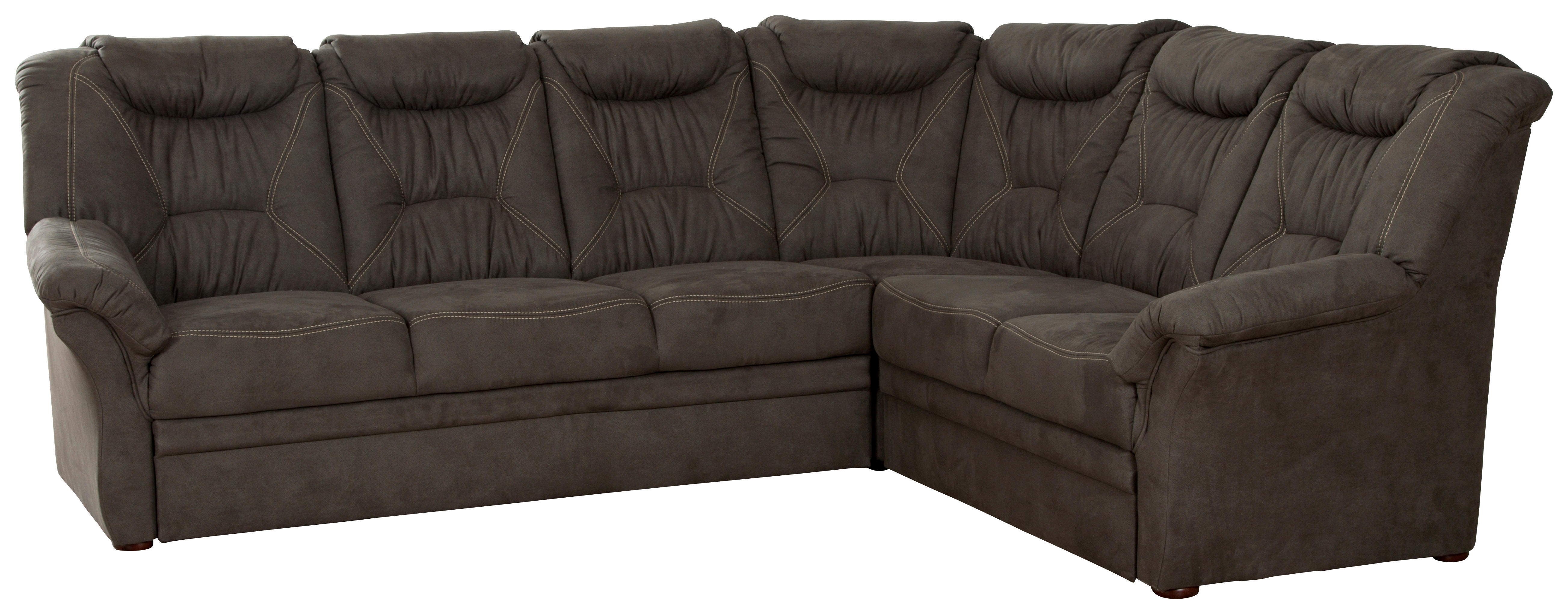 Polsterecke Nelson graubraun Microfaser B/H/T: ca. 284x102x228 cm Nelson - nussbaum/graubraun (284,00/102,00/228,00cm)