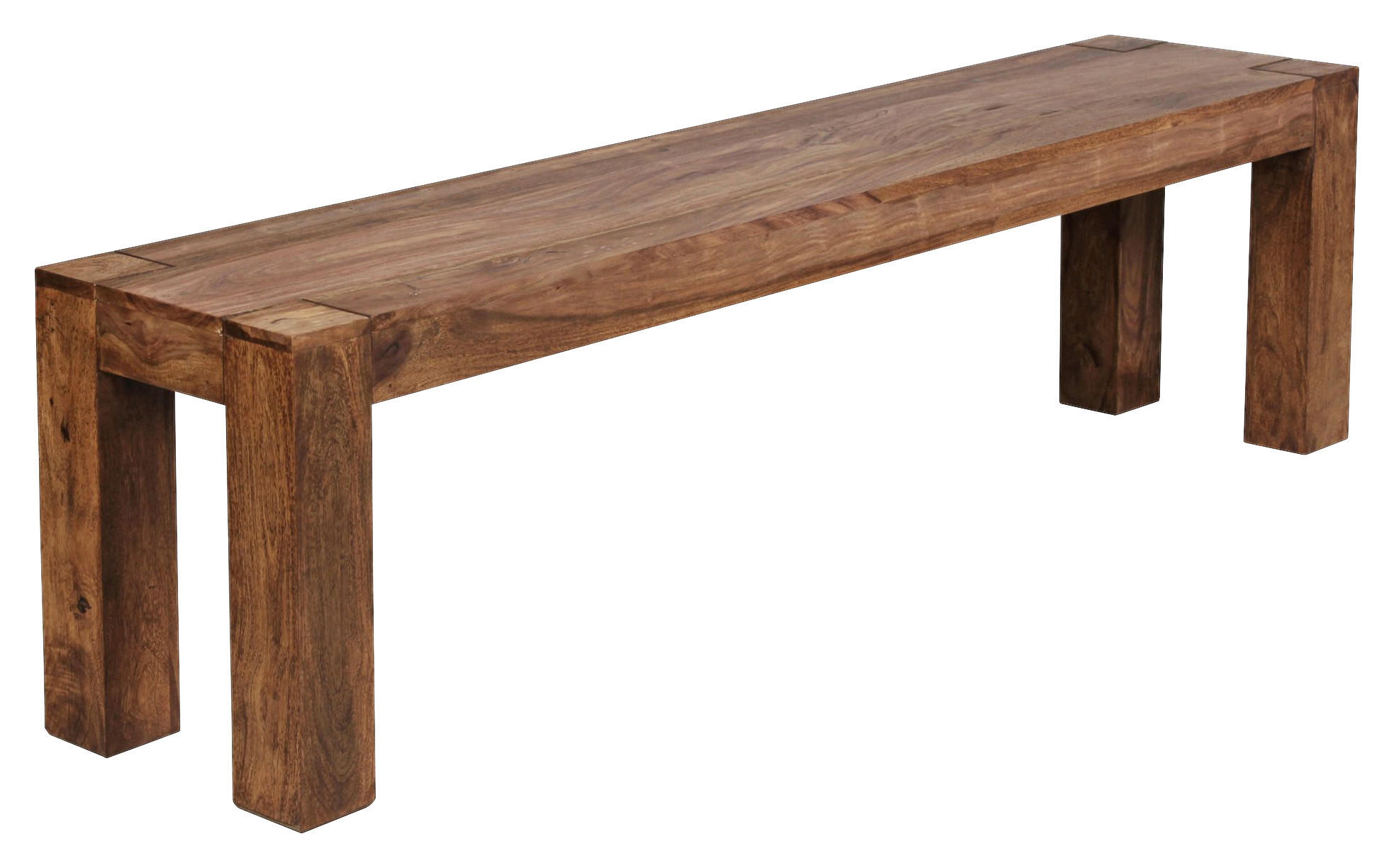 Wohnling Sitzbank natur Echtholz B/H/T: ca. 160x45x35 cm Sitzbank - natur (160,00/45,00/35,00cm) - Wohnling