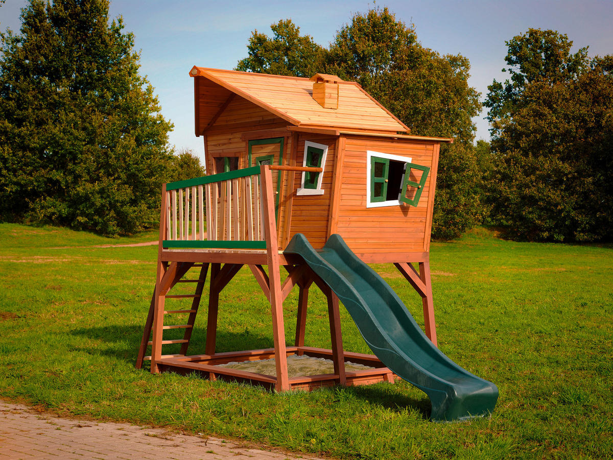 AXI Spielhaus Max multicolor B/H/T: ca. 432x288x193 cm Max - multicolor (432,00/288,00/193,00cm) - AXI