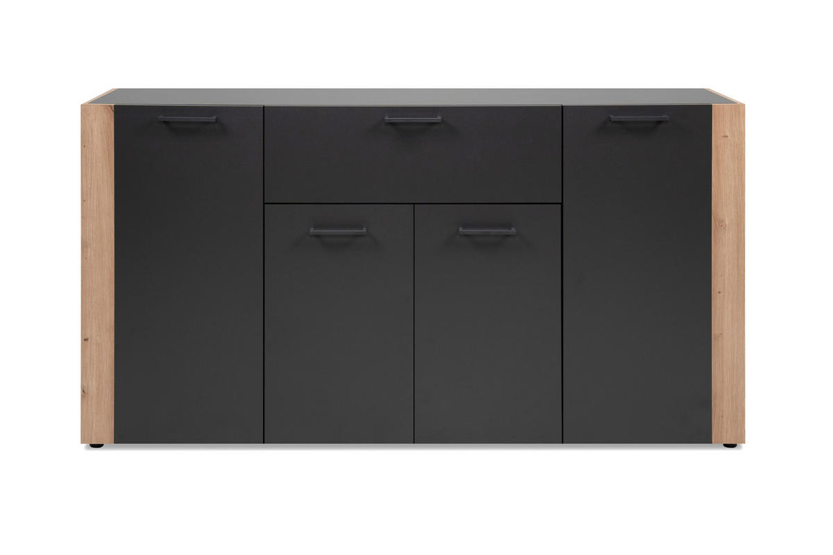 Sideboard Cento anthrazit Eiche Artisan Oak Nachbildung Cento - Eiche/anthrazit