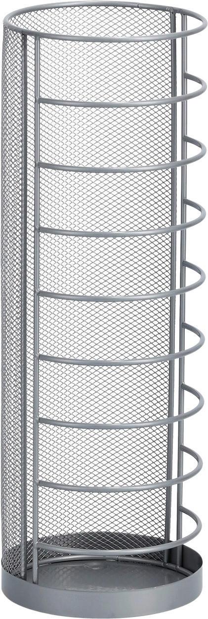 Zeller Schirmständer silber B/H/L: ca. 14x41x14 cm Schirmständer - silber (14,00/14,00/41,00cm) - Zeller