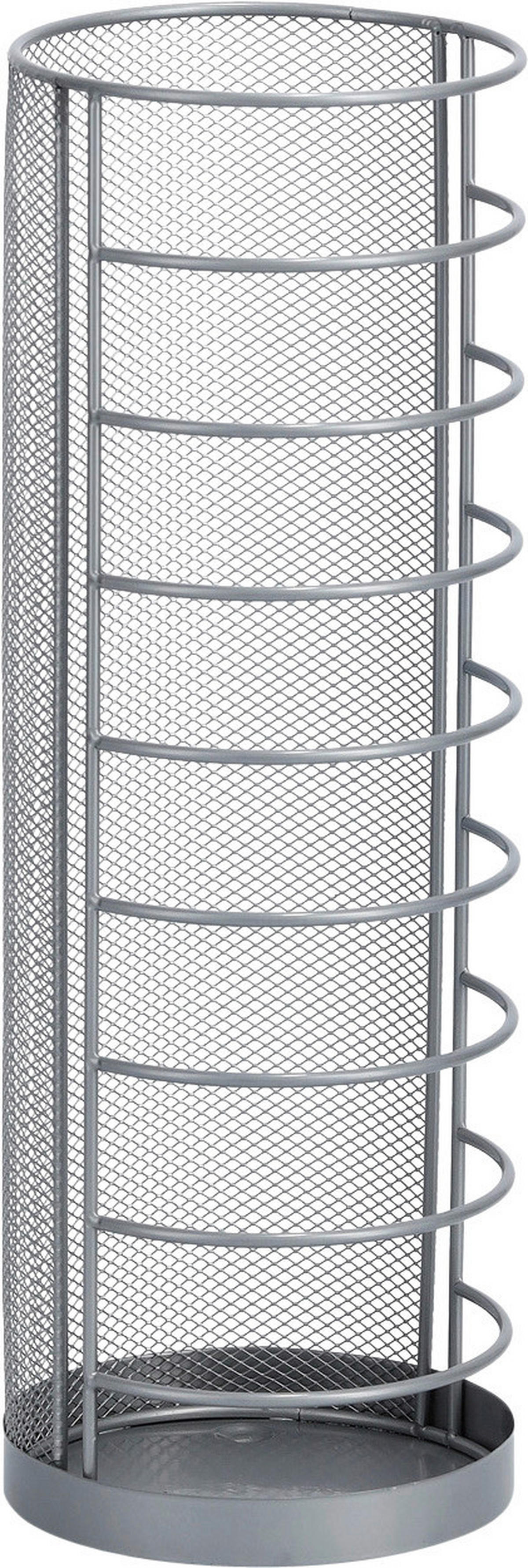 Zeller Schirmständer silber B/H/L: ca. 14x41x14 cm Schirmständer - silber (14,00/14,00/41,00cm) - Zeller