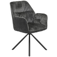 Sessel Amira, 2er-Set anthrazit B/H/T: ca. 56x89x61 cm Amira, 2er-Set - anthrazit (56,00/89,00/61,00cm) - Hela