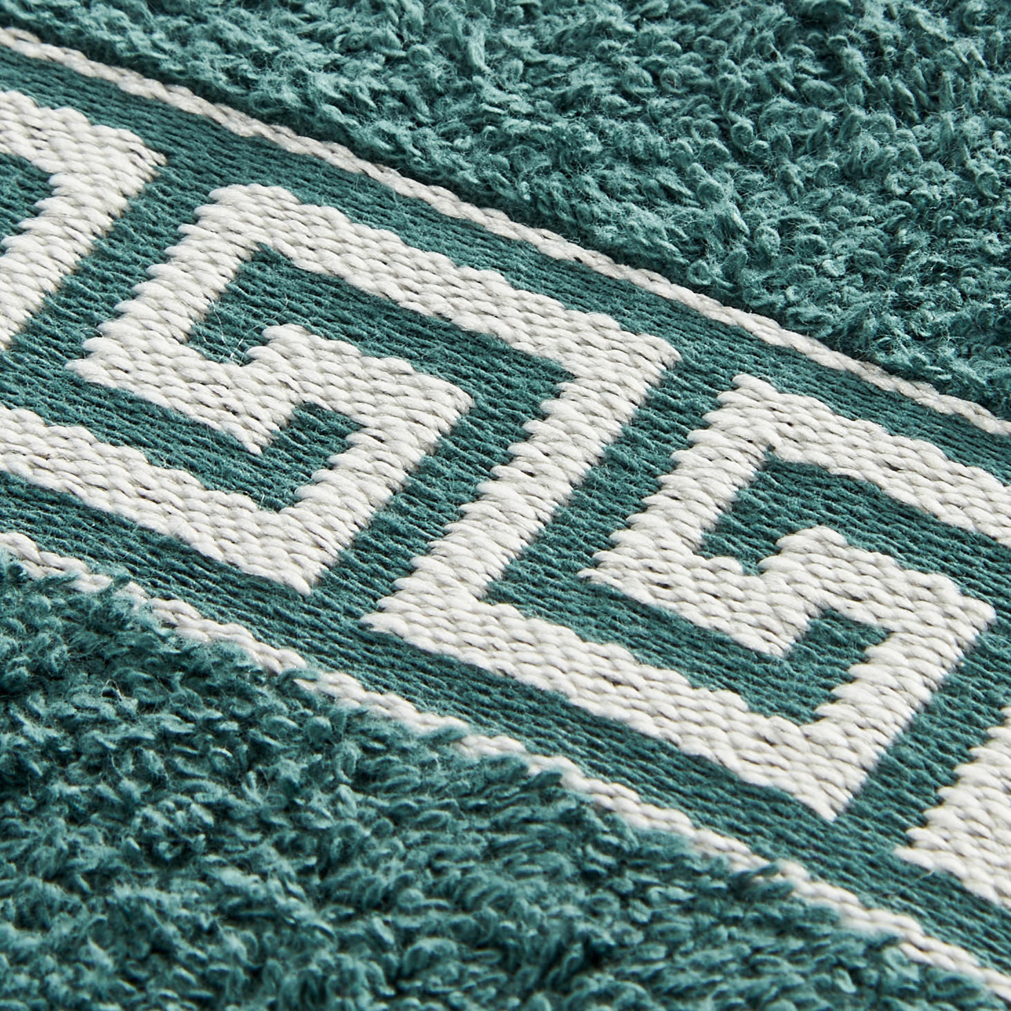 Gästetuch Mäander Mäander - grün (30,00/50,00cm) - POCOline