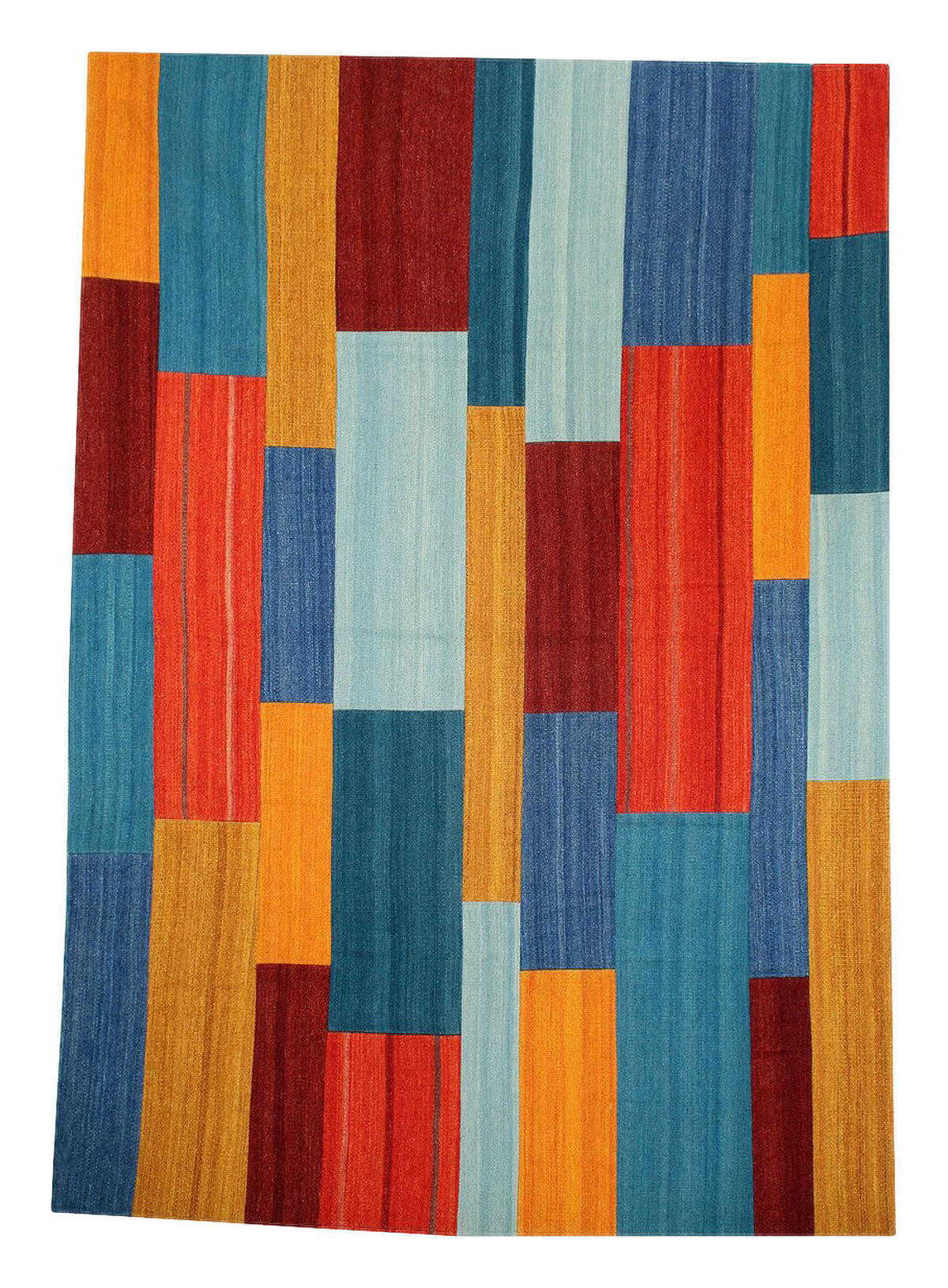 Kayoom Kurzflorteppich Radical 330 mehrfarbig B/L: ca. 160x230 cm Radical 330 - rot/mehrfarbig (160,00/230,00cm) - Kayoom