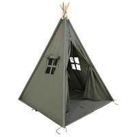 Sunny Kinder Tipi-Zelt Alba B/H/L: ca. 120x160x120 cm Alba - grau (120,00/120,00/160,00cm) - Sunny