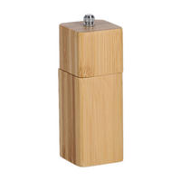 Zeller Salz-/Pfefferstreuer natur Bambus H: ca. 15 cm Salz-/Pfeffermühle - natur (15,00cm) - Zeller