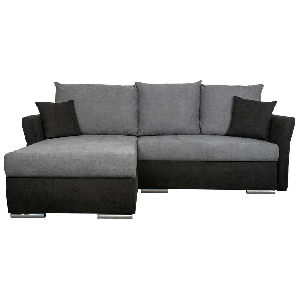 Thumbnail - Ecksofa Marseille schwarz grau B/H/T: ca. 218x90x168 cm