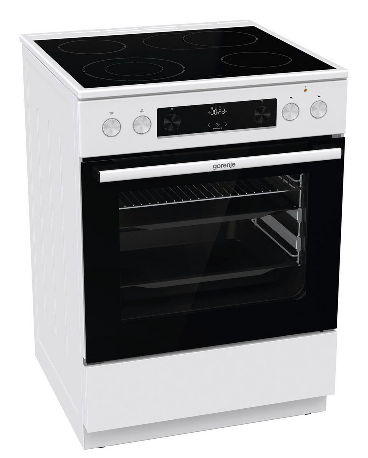 Gorenje Stand-Elektroherd GECS6C70WPA weiß B/H/T: ca. 60x85x60 cm Stand-Elektroherd GECS6C70WPA - weiß (60,00/85,00/60,00cm) - Gorenje