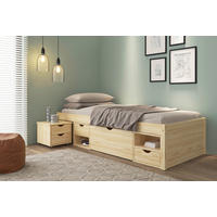 Funktionsbett Claas natur Liegefläche B/L: ca. 90x200 cm Claas - natur (209,00/48,00/96,00cm) - Inter Link