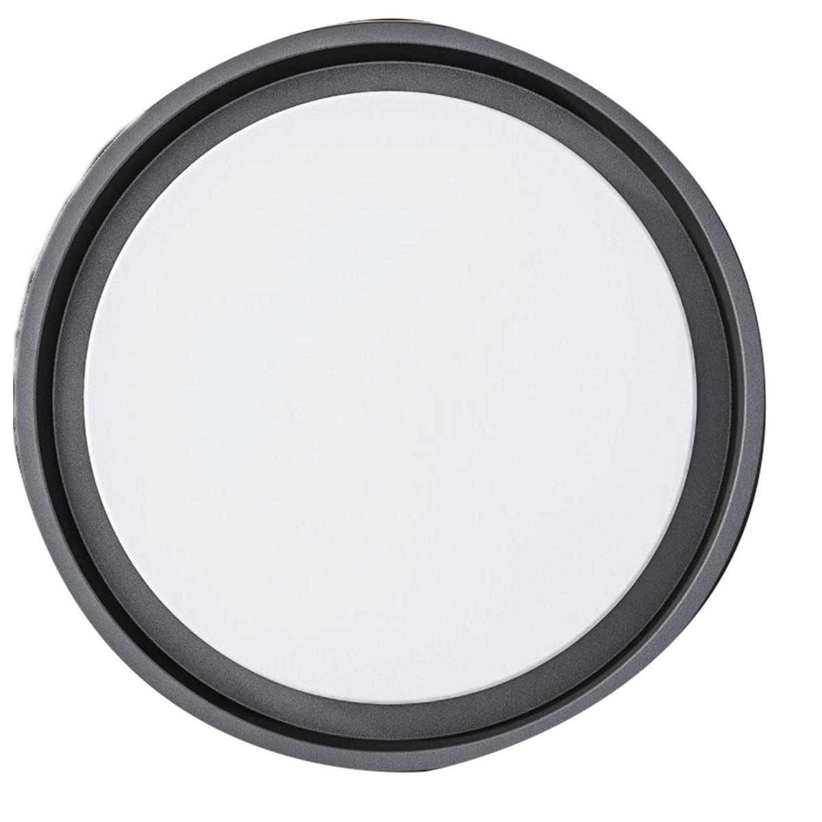 Näve Leuchten LED-Deckenleuchte anthrazit Metall Kunststoff B/H/T/D: ca. 27x5,3x27x27 cm MIO - anthrazit (27,00/5,30/27,00cm) - Näve Leuchten