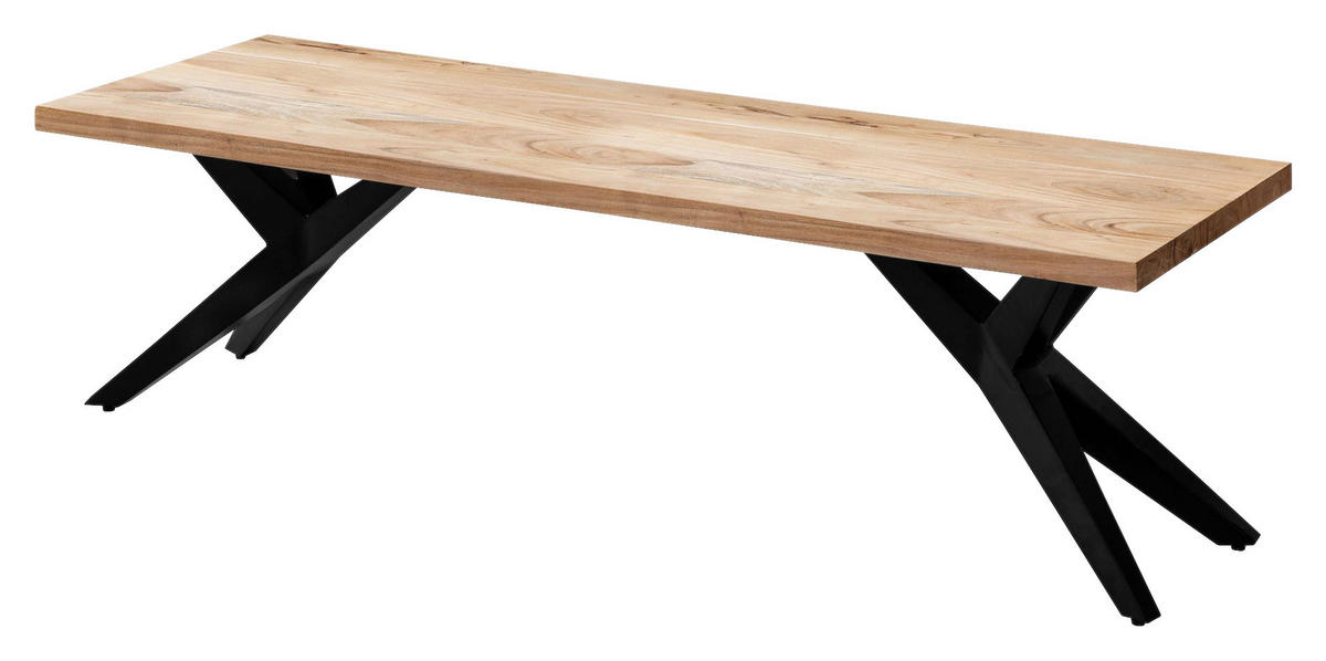 Sitzbank braun B/H/T: ca. 120x45x45 cm Esszimmerbank - braun (120,00/45,00/45,00cm) - Wohnling