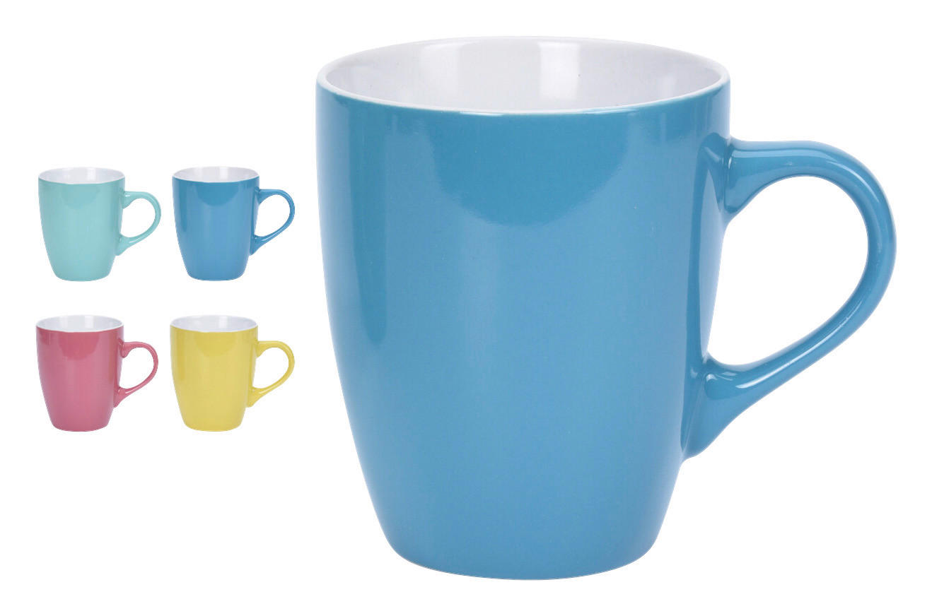 Kaffeebecher multicolor Steinzeug 4 tlg. günstig online kaufen