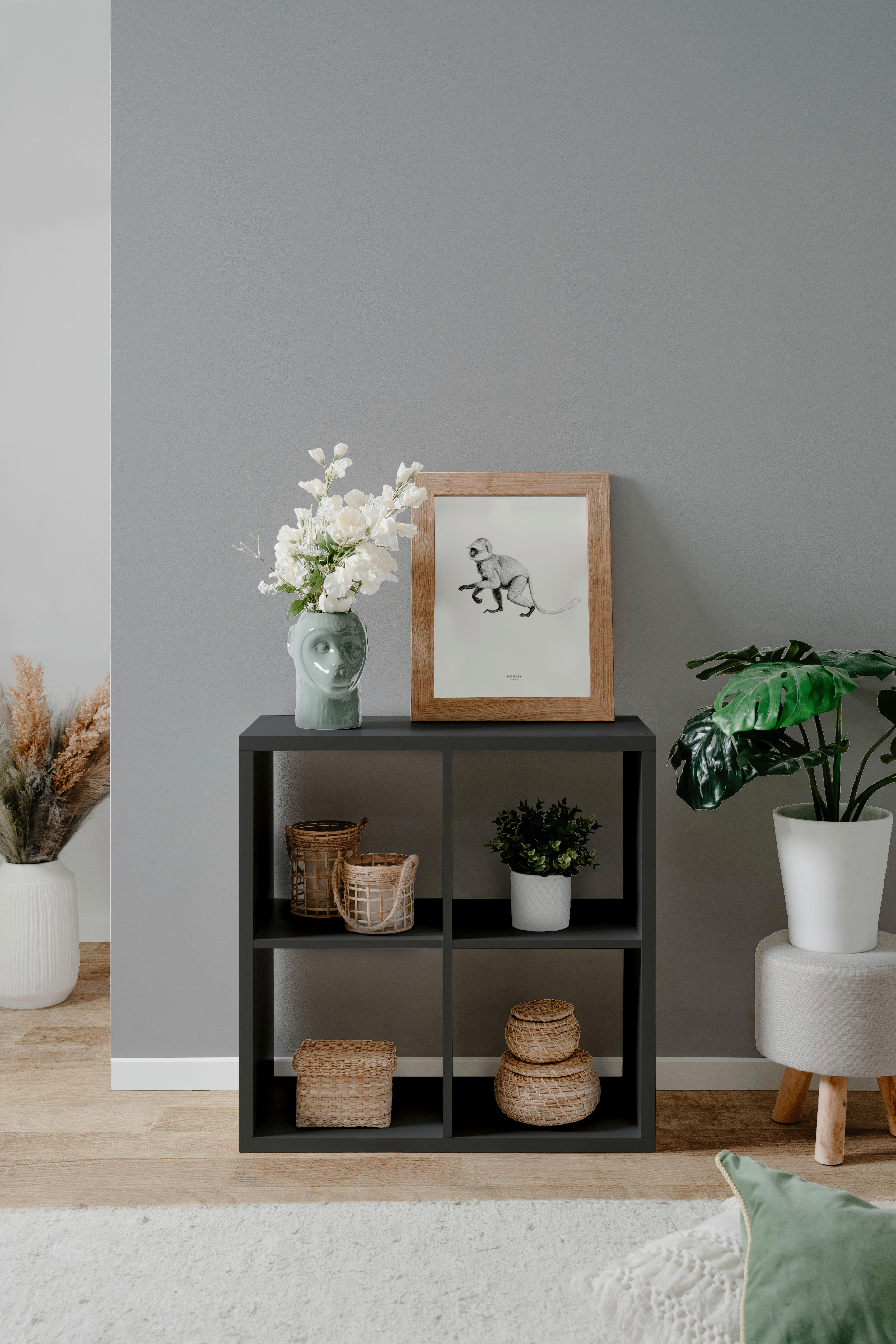 Raumteiler Max anthrazit B/H/T: ca. 73x73x33 cm Max - anthrazit (73,00/73,00/33,00cm)