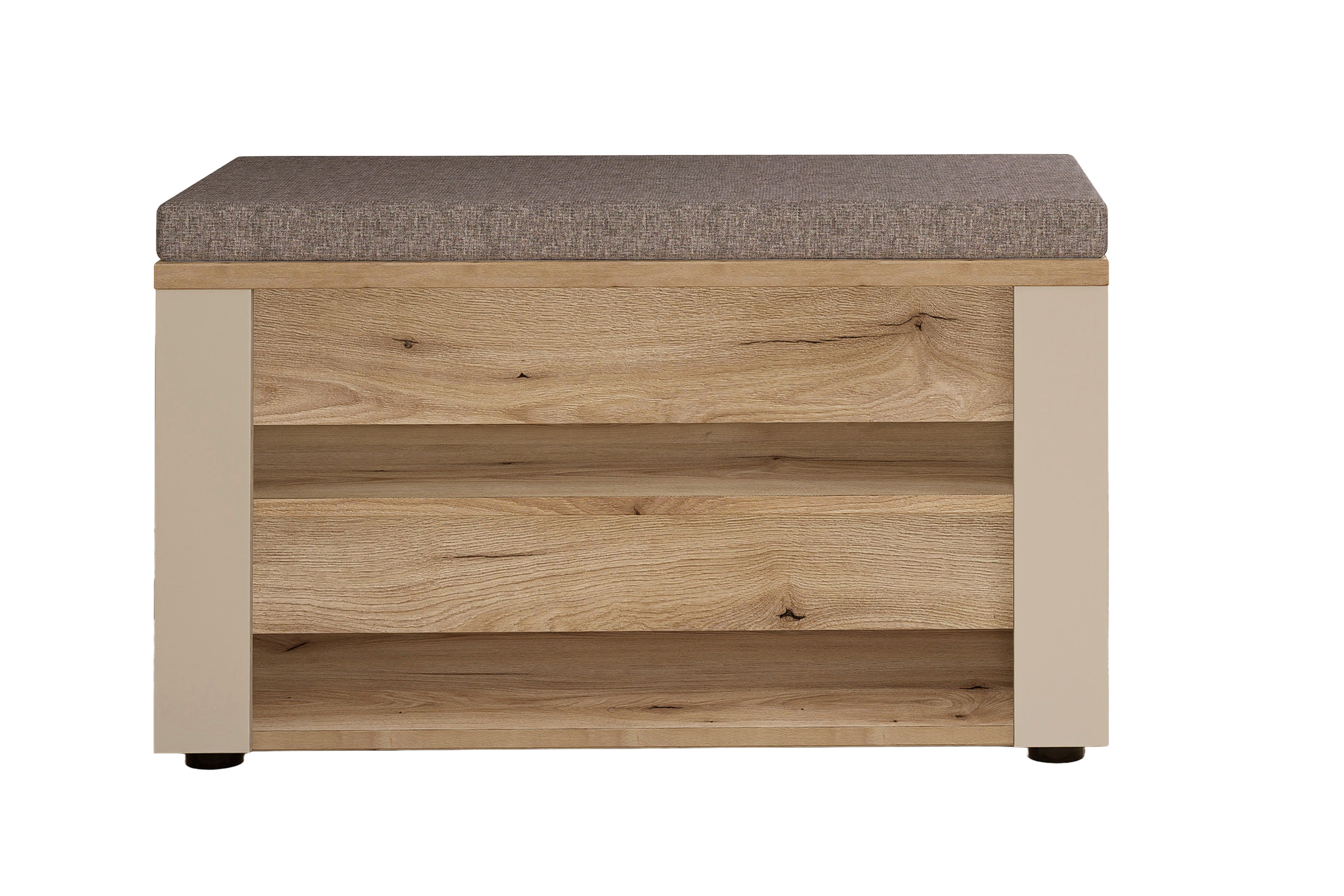 Thumbnail - Sitzbank Fargo Eiche Cashmere B/H/T: ca. 80x48x38 cm