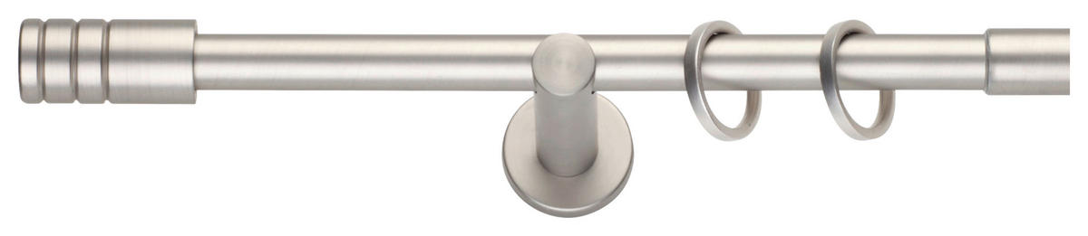 Stilgarnituren rillcube Edelstahloptik Metall ausziehbar von ca. 160 bis 280 cm 1.0 Läufe rillcube - Edelstahloptik - ondeco