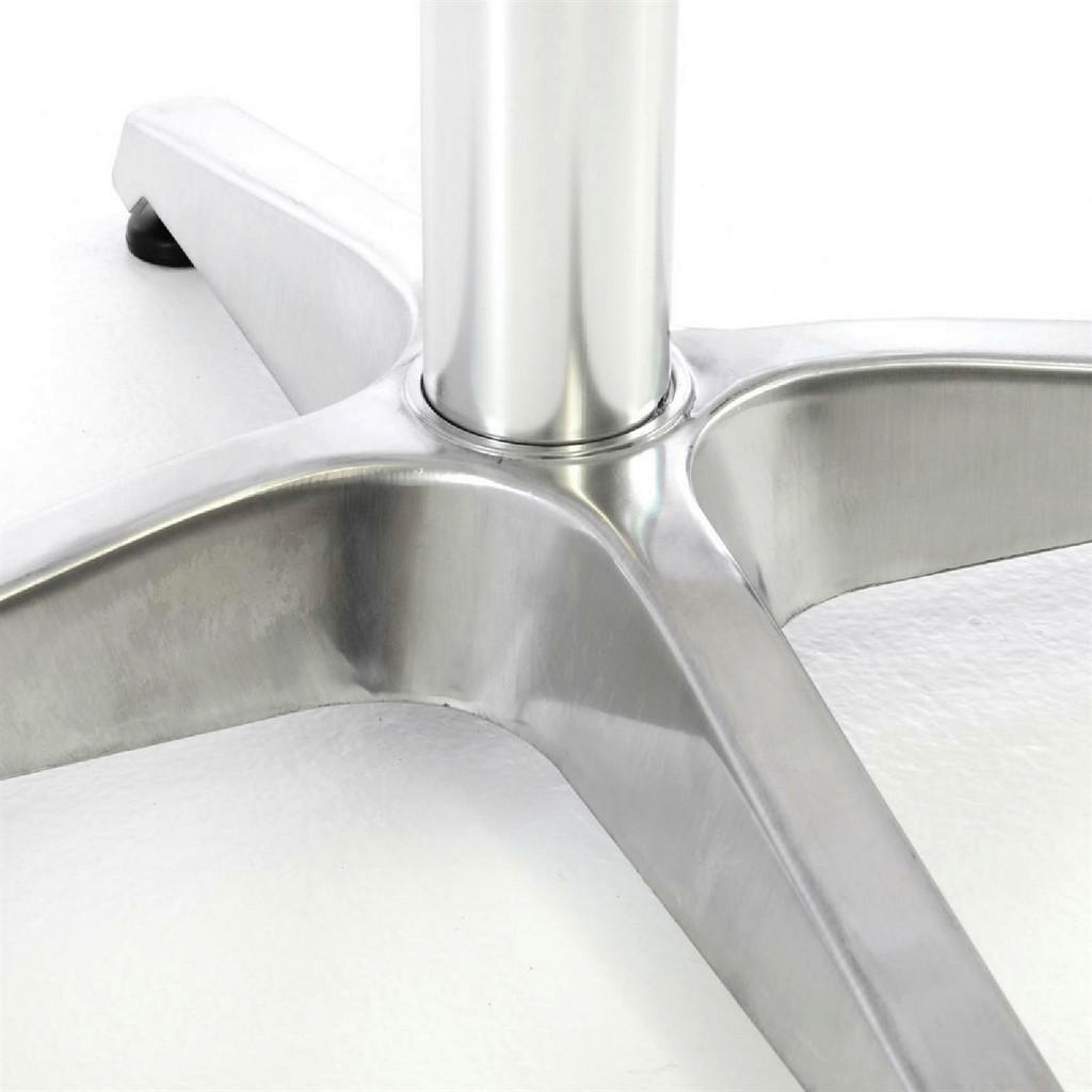 Thumbnail - VCM Stehtisch silber Metall H/D: ca. 110x60 cm