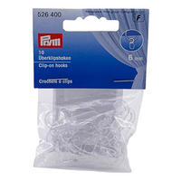 Überklipshaken transparent 10 Packstücke Überklipshaken_Prym_10erPack - transparent - Prym