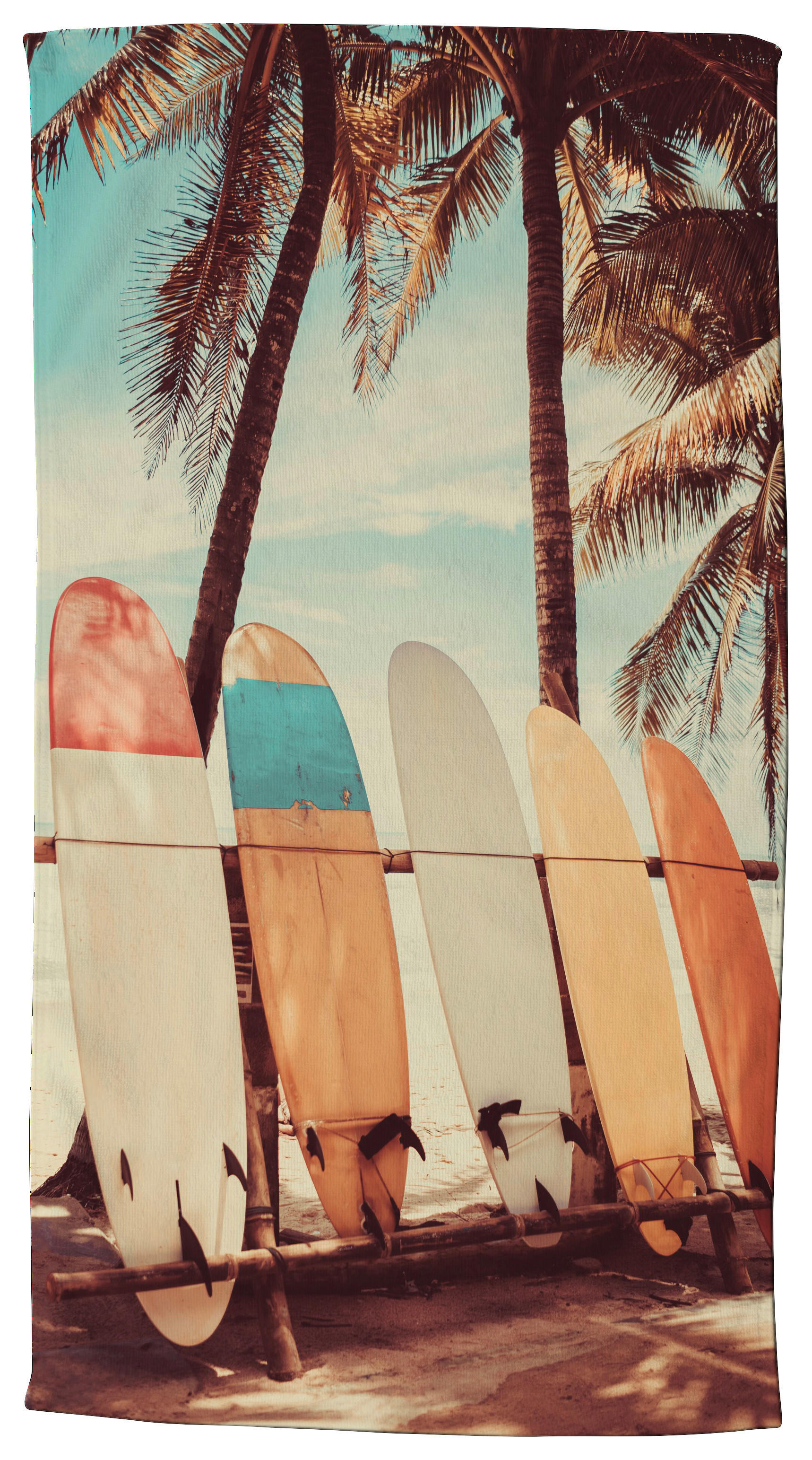Strandtuch Vintage Surf Multi Polyester B/L: ca. 100x180 cm Vintage Surf - Multi (100,00/180,00cm) - Good Morning