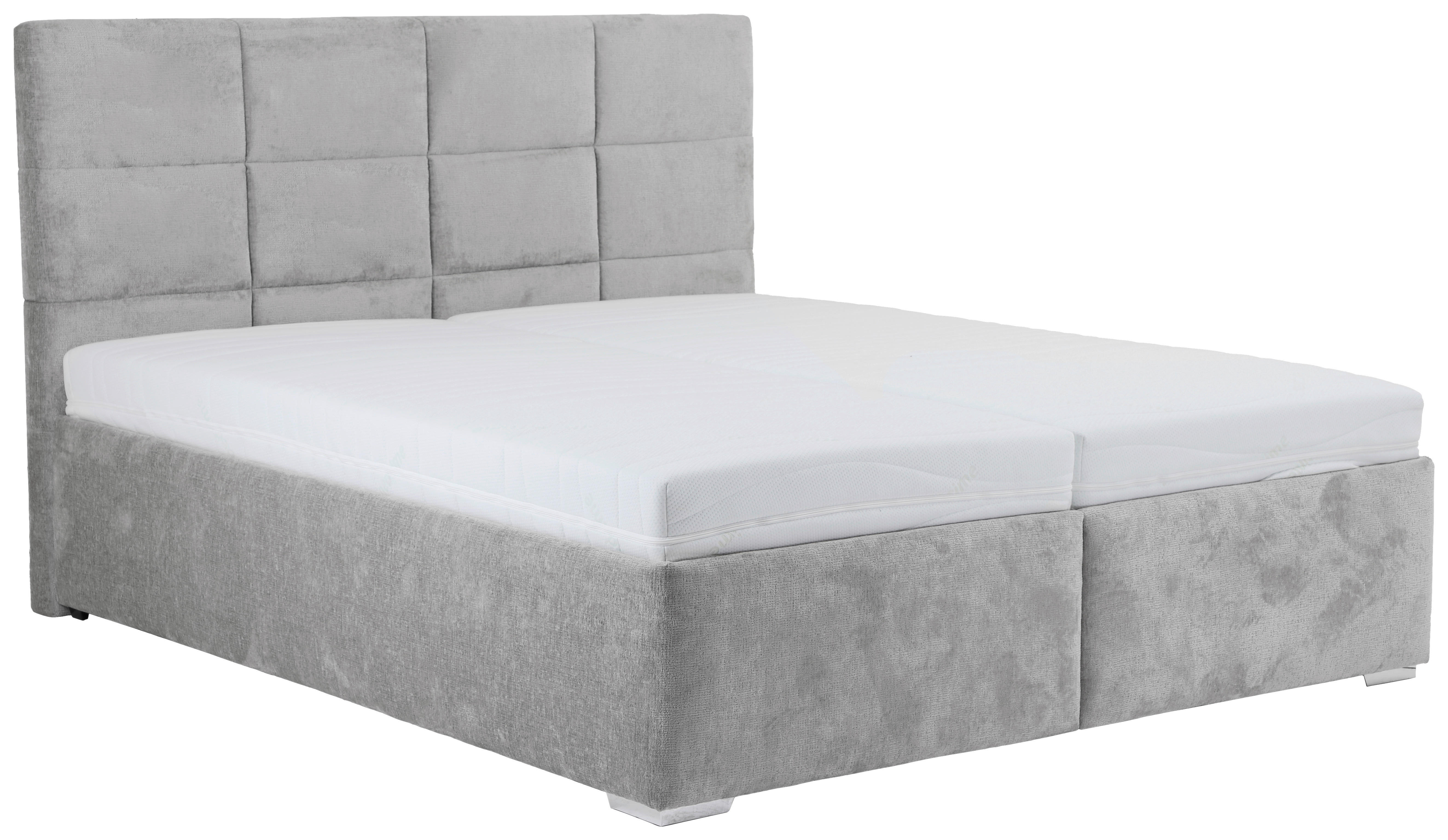 Polsterbett Aida grau Aida - grau (187,00/121,00/215,00cm)