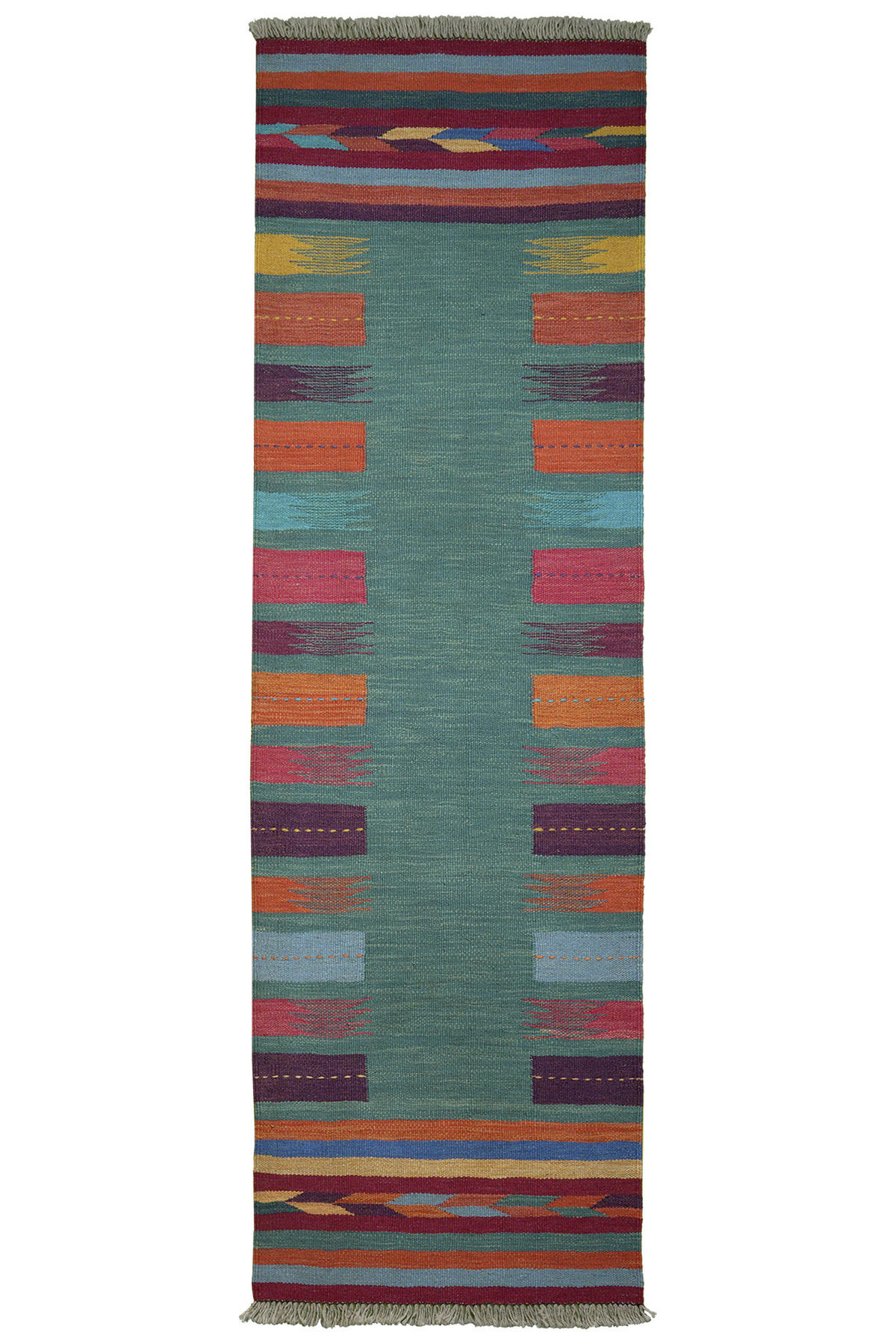 Teppich multicolor B/L: ca. 62x201 cm Teppich Kelim Gashgai - multicolor (62,00/201,00cm)