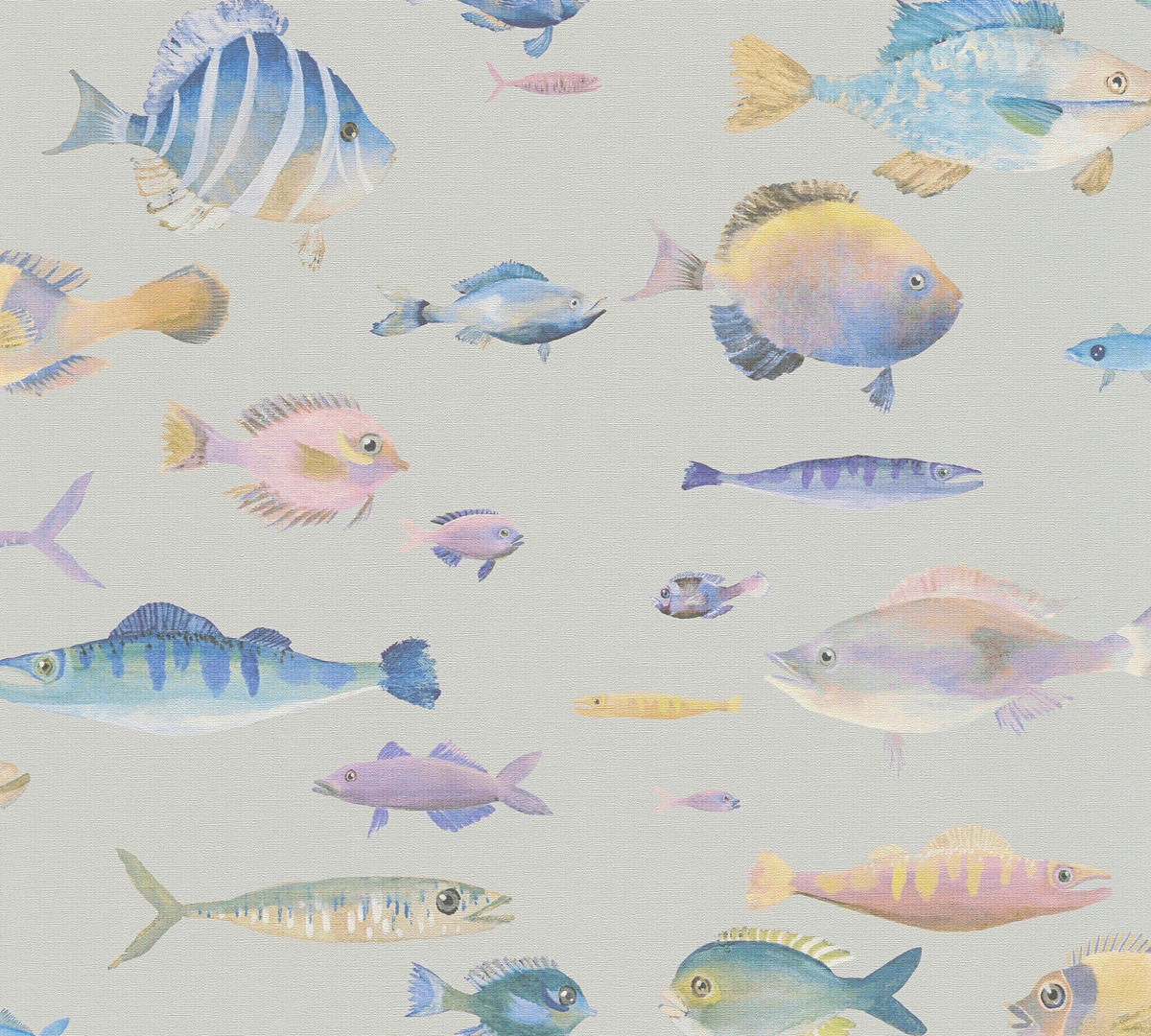 A.S.Creation Vliestapete violett bunt B/H/D: ca. 53x1005x8 cm Vliestapete - bunt/violett (8,00/1005,00cm) - A.S.Creation