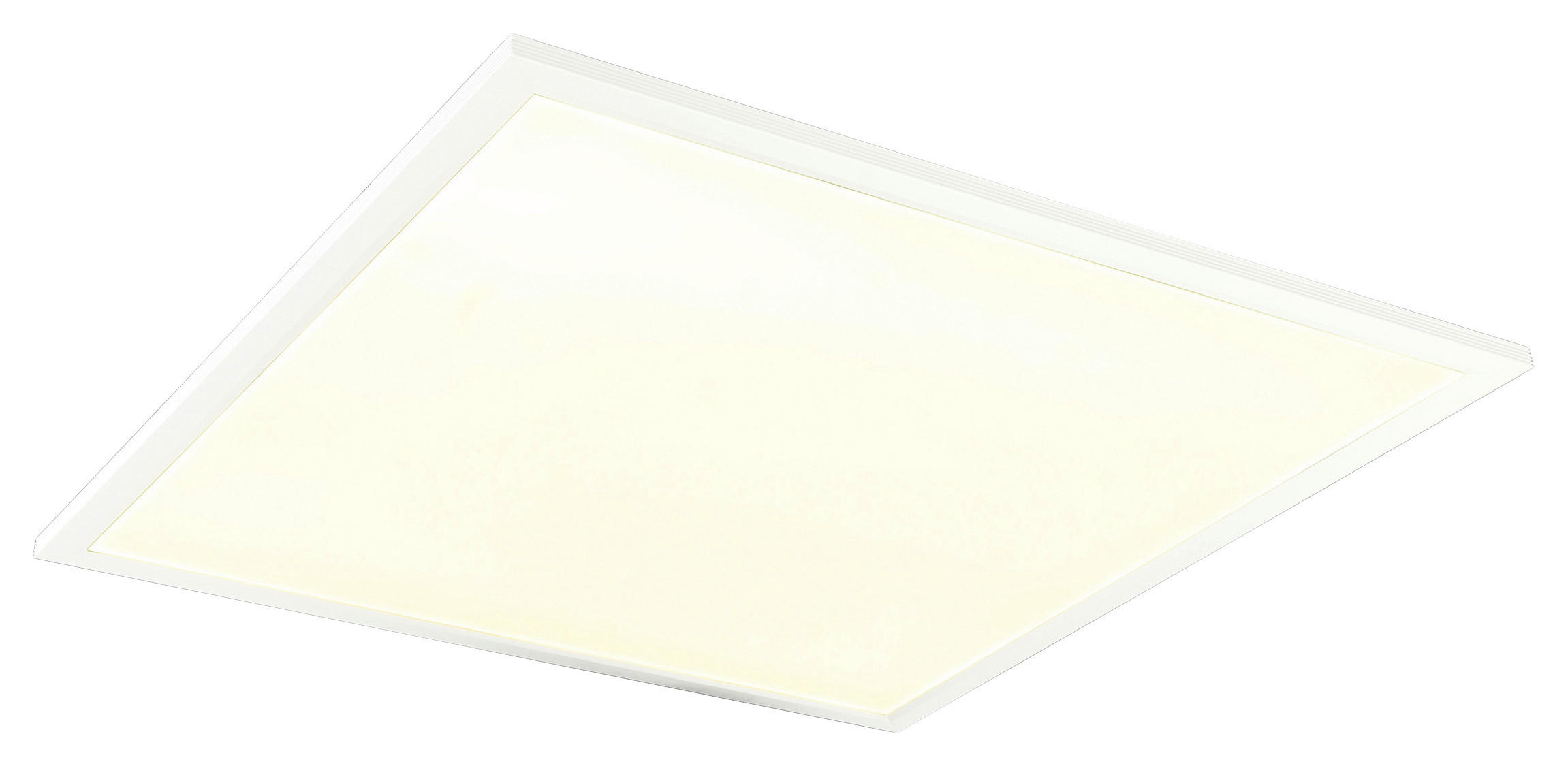Näve Leuchten LED-Leuchten 1298903 weiß Metall Kunststoff B/H/T: ca. 62x1x62 cm 1 Brennstellen Thore - weiß (62,00/1,00/62,00cm) - Näve Leuchten