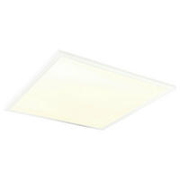 Näve Leuchten LED-Leuchten 1298903 weiß Metall Kunststoff B/H/T: ca. 62x1x62 cm 1 Brennstellen Thore - weiß (62,00/1,00/62,00cm) - Näve Leuchten