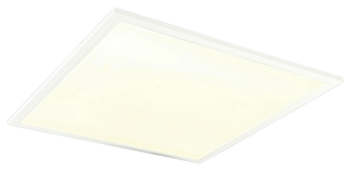 Näve Leuchten LED-Leuchten 1298903 weiß Metall Kunststoff B/H/T: ca. 62x1x62 cm 1 Brennstellen Thore - weiß (62,00/1,00/62,00cm) - Näve Leuchten