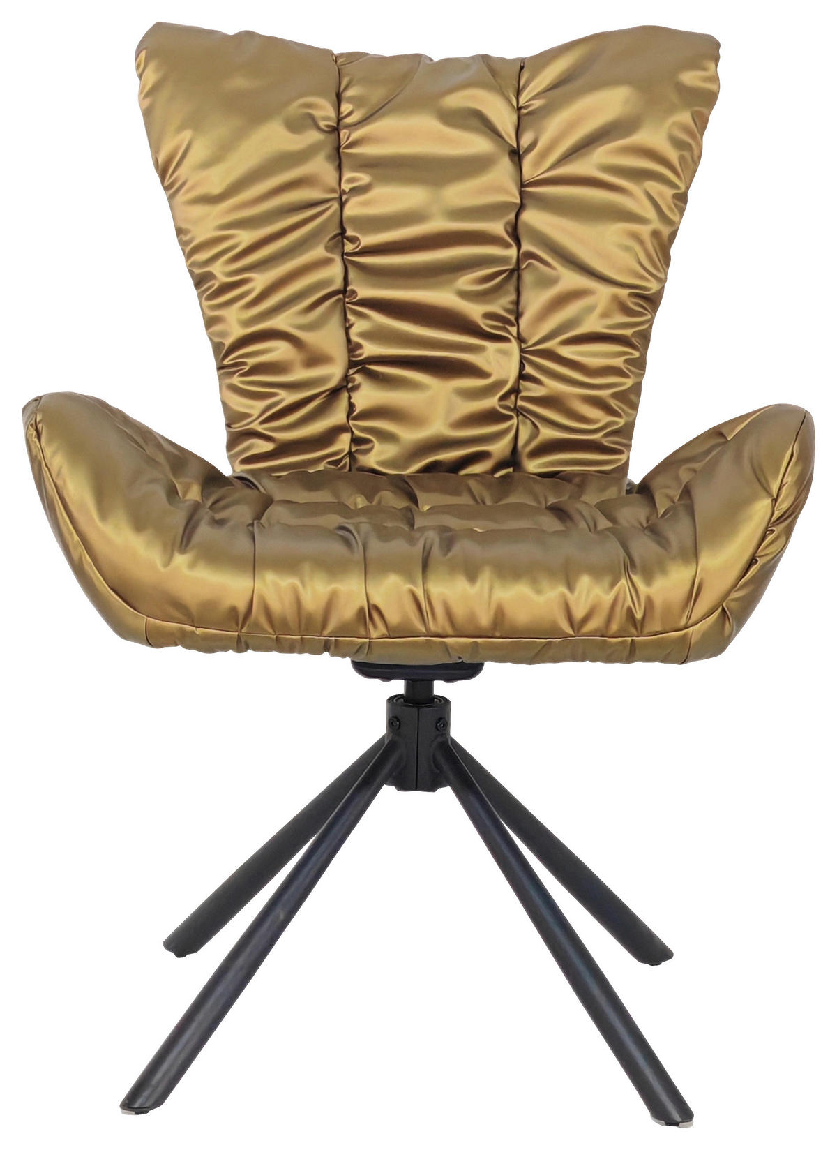 Drehstuhl Brest gold Kunstleder Nylon B/T: ca. 67x65 cm Brest - gold/schwarz (67,00/65,00cm)