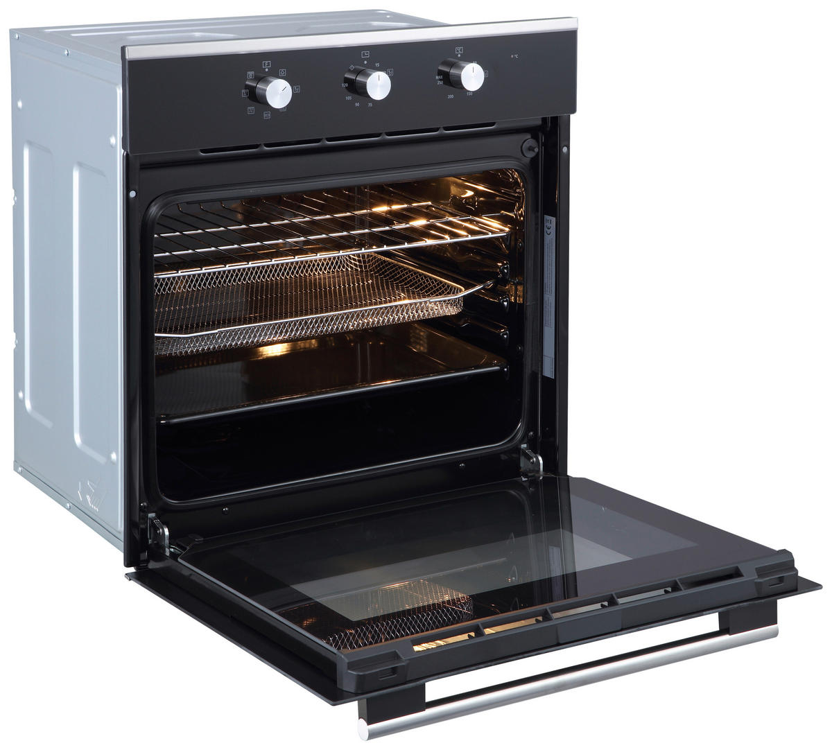 PKM-Möbel Einbaubackofen EBO6-60AF B/H/T: ca. 59,5x59,5x42,1 cm EBO6-60AF - (59,50/59,50/42,10cm) - PKM-Möbel