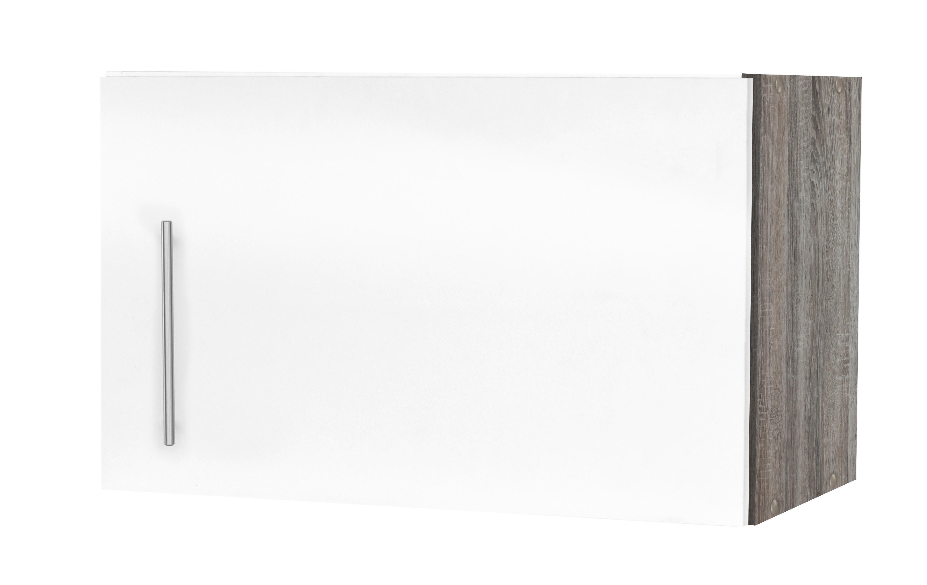Wrasenhängeschrank Judith weiß Hochglanz B/H/T: ca. 60x37x35 cm Judith - weiß/silber (60,00/37,00/35,00cm)