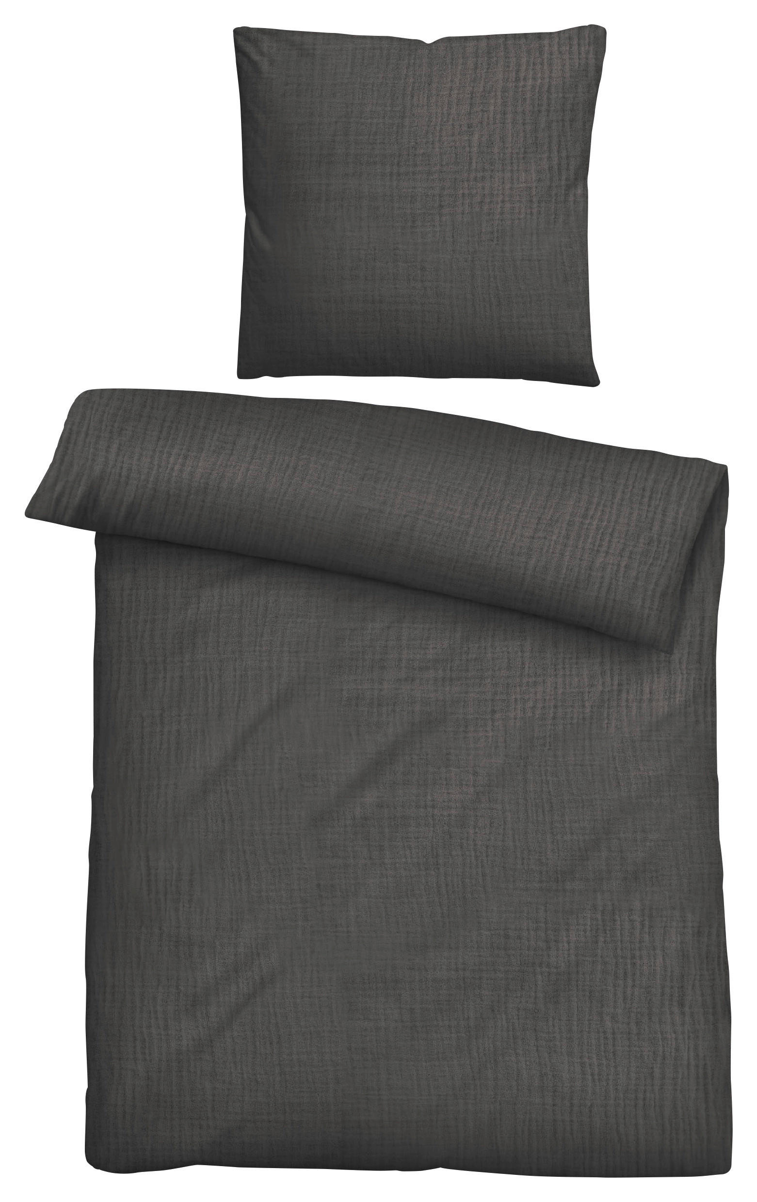 Baumwoll Bettwäsche Musselin Bettwäsche_Musselin titanium135x200 - Titanium (135,00/200,00cm)
