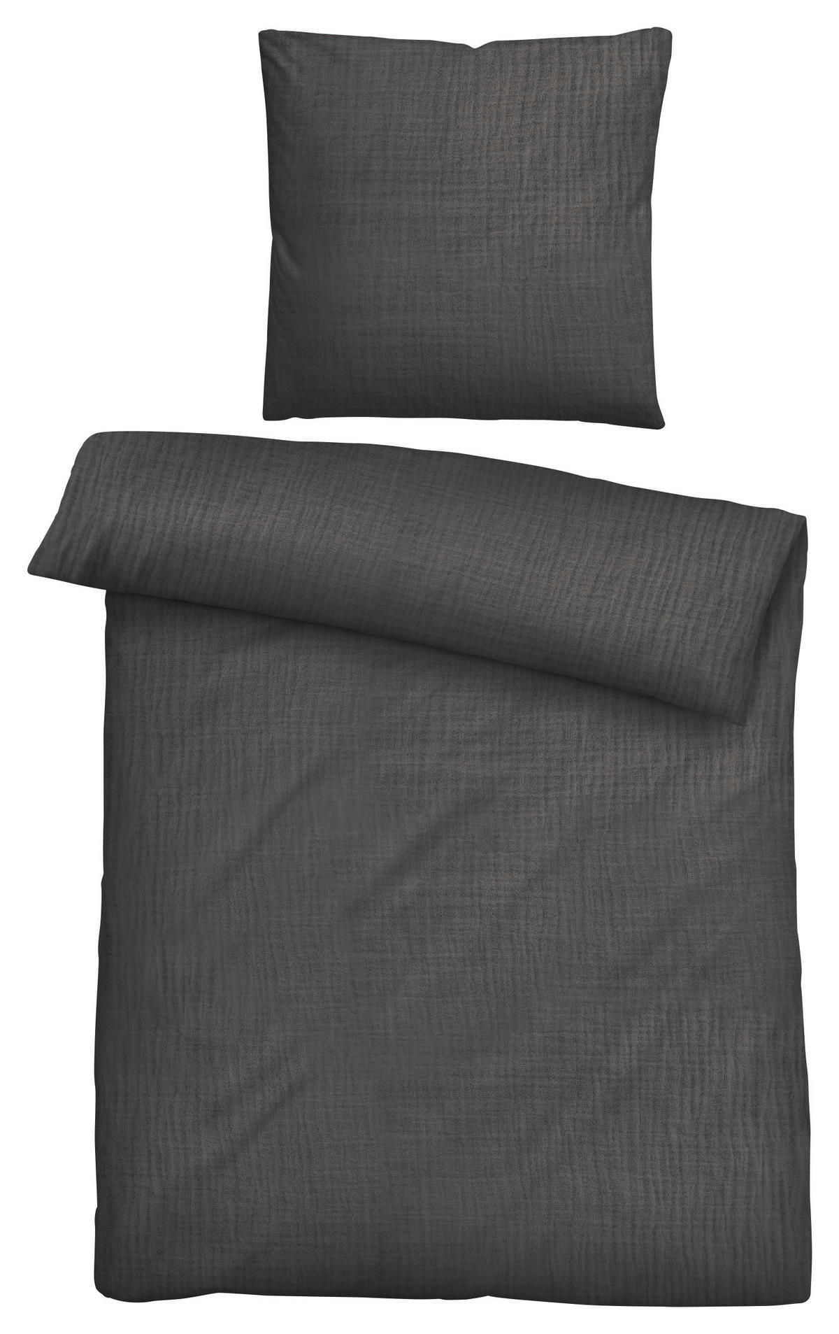 Baumwoll Bettwäsche Musselin Bettwäsche_Musselin titanium135x200 - Titanium (135,00/200,00cm)